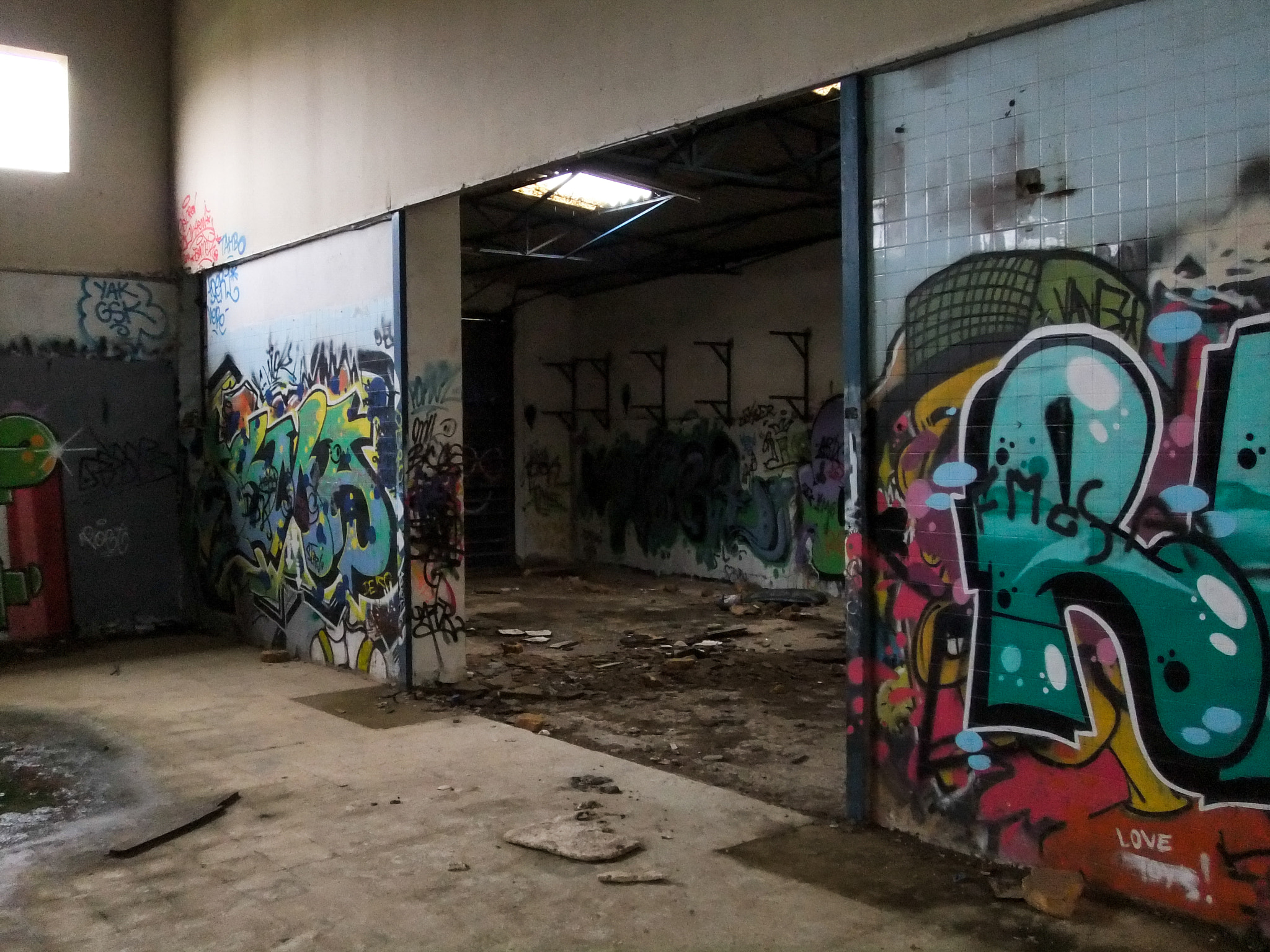 FujiFilm FinePix Z800EXR (FinePix Z808EXR) sample photo. Graffiti in abandoned factory iv photography
