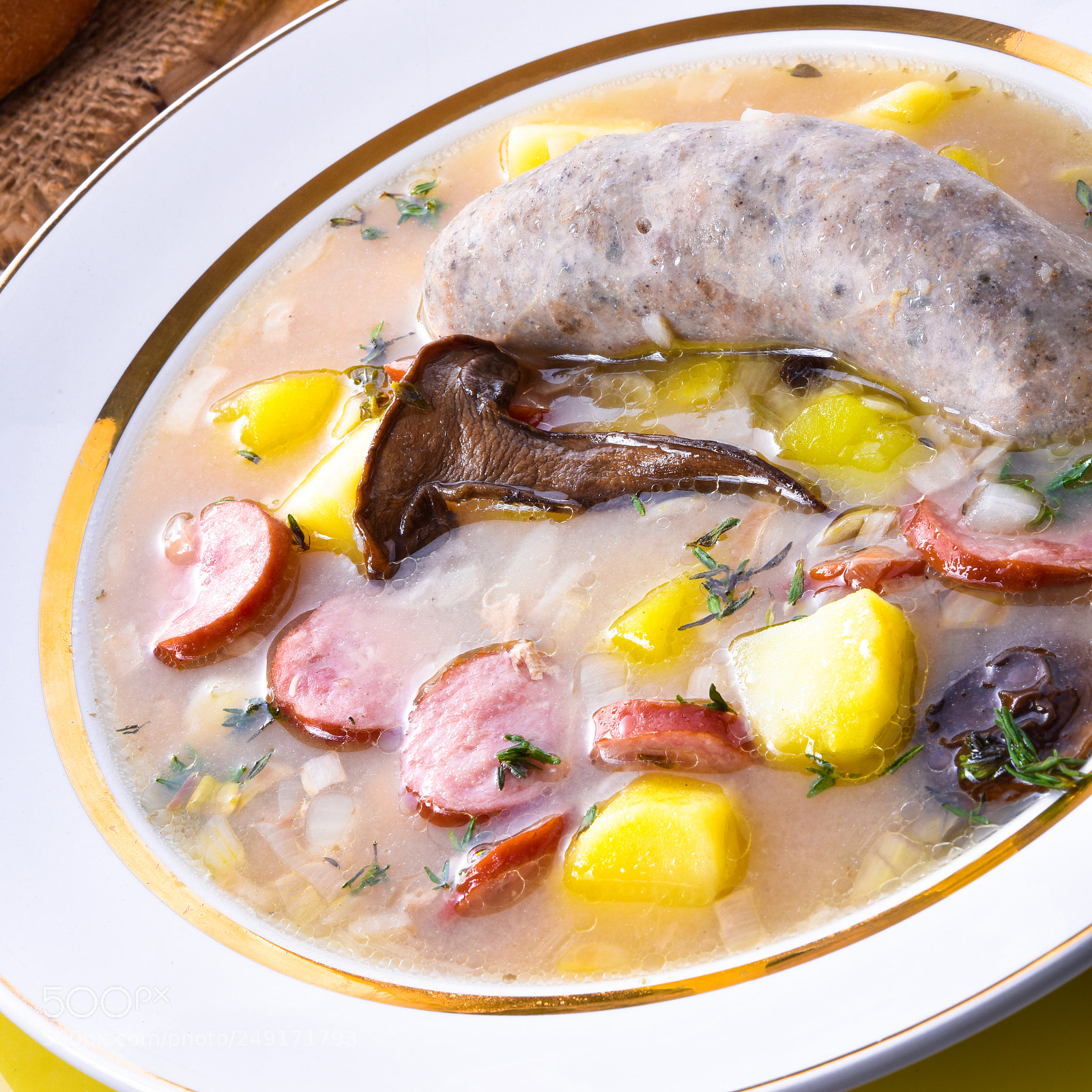 Nikon D810 sample photo. Polish easter soup photography