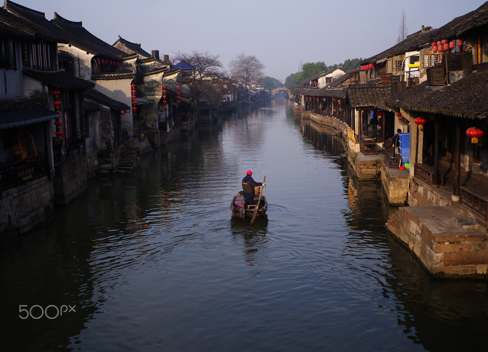 smc PENTAX-FA 645 33-55mm F4.5 AL sample photo. The ancient town of xitang on the water. photography