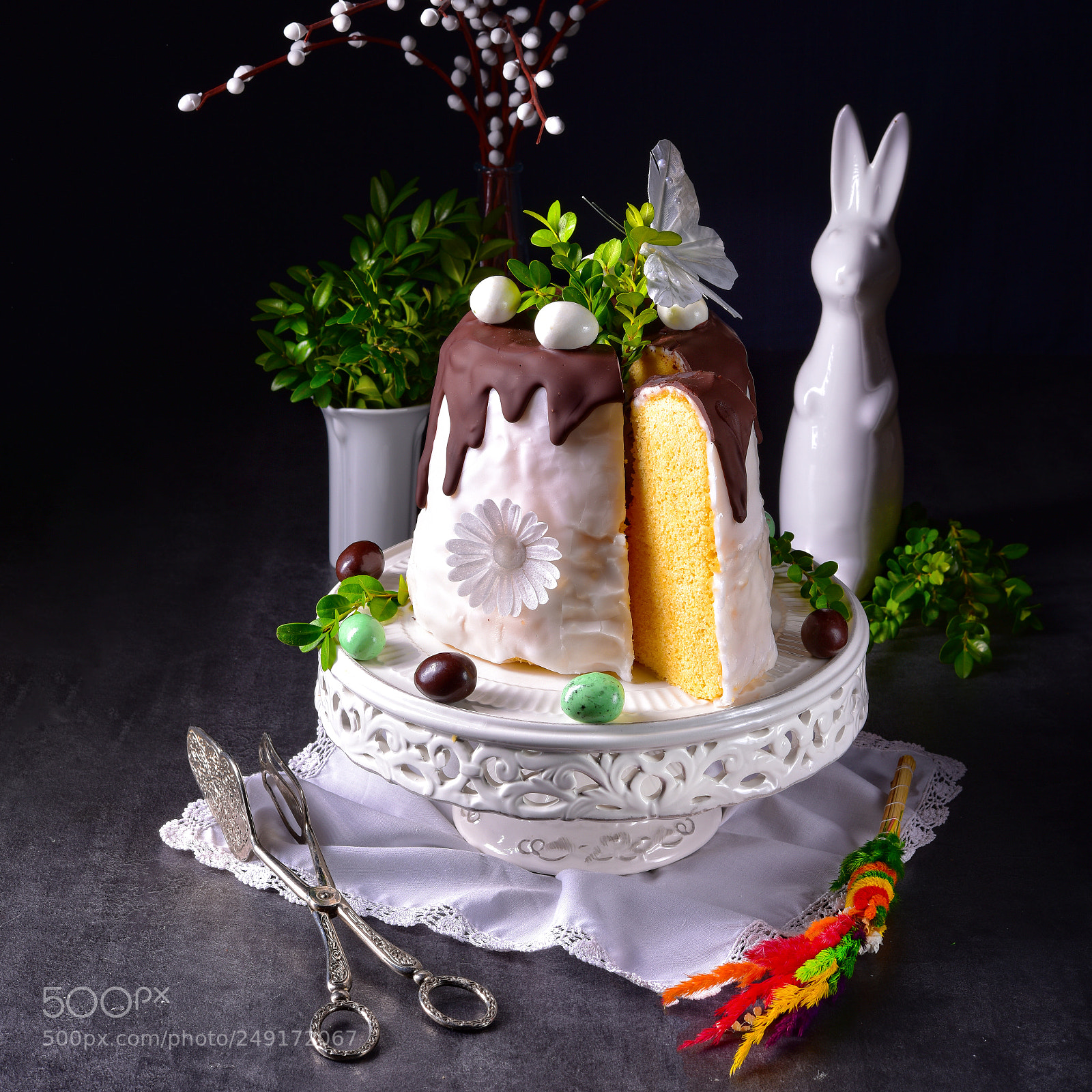 Nikon D810 sample photo. Tasty easter cake photography