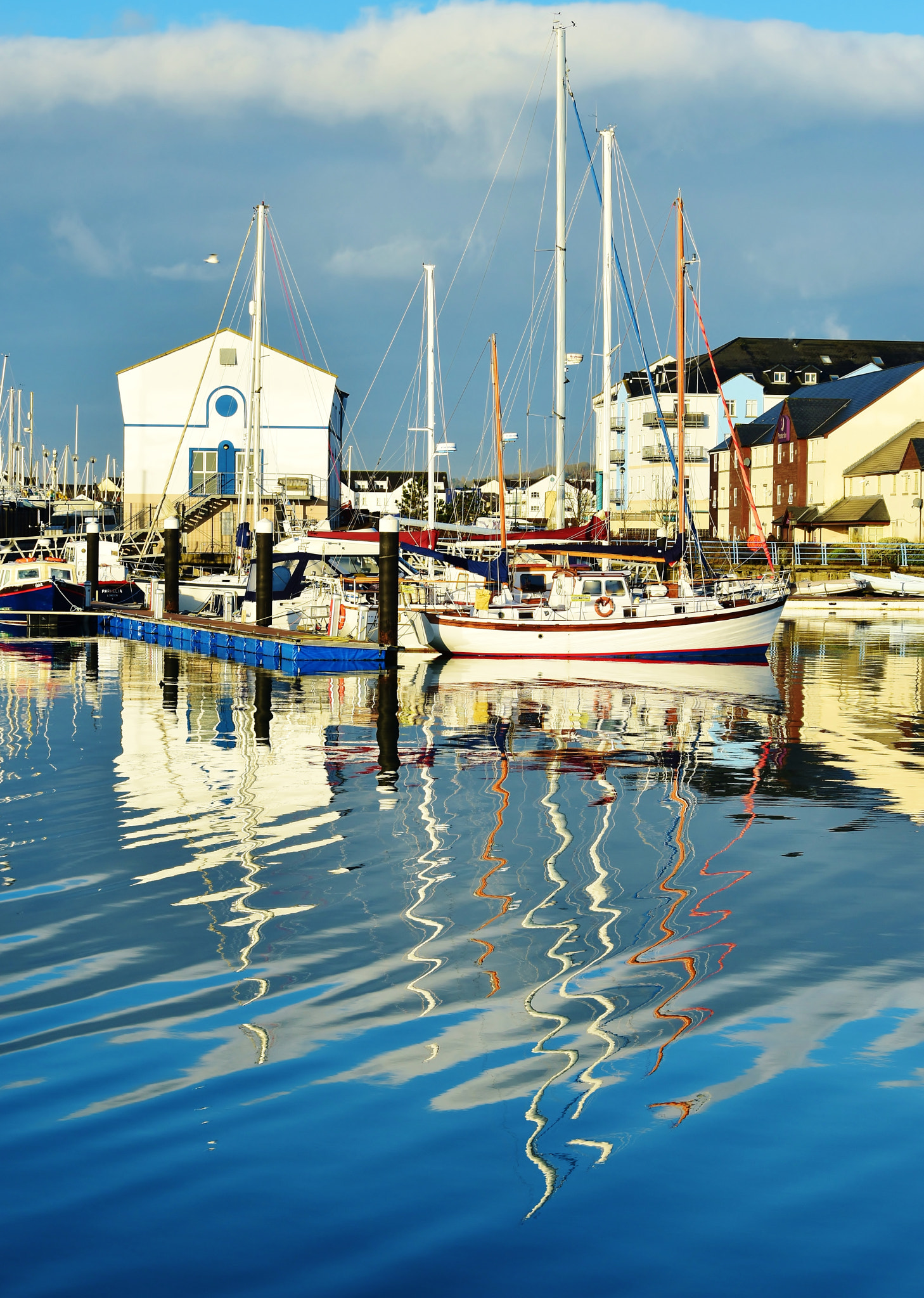 Nikon D5500 sample photo. Marina masts photography
