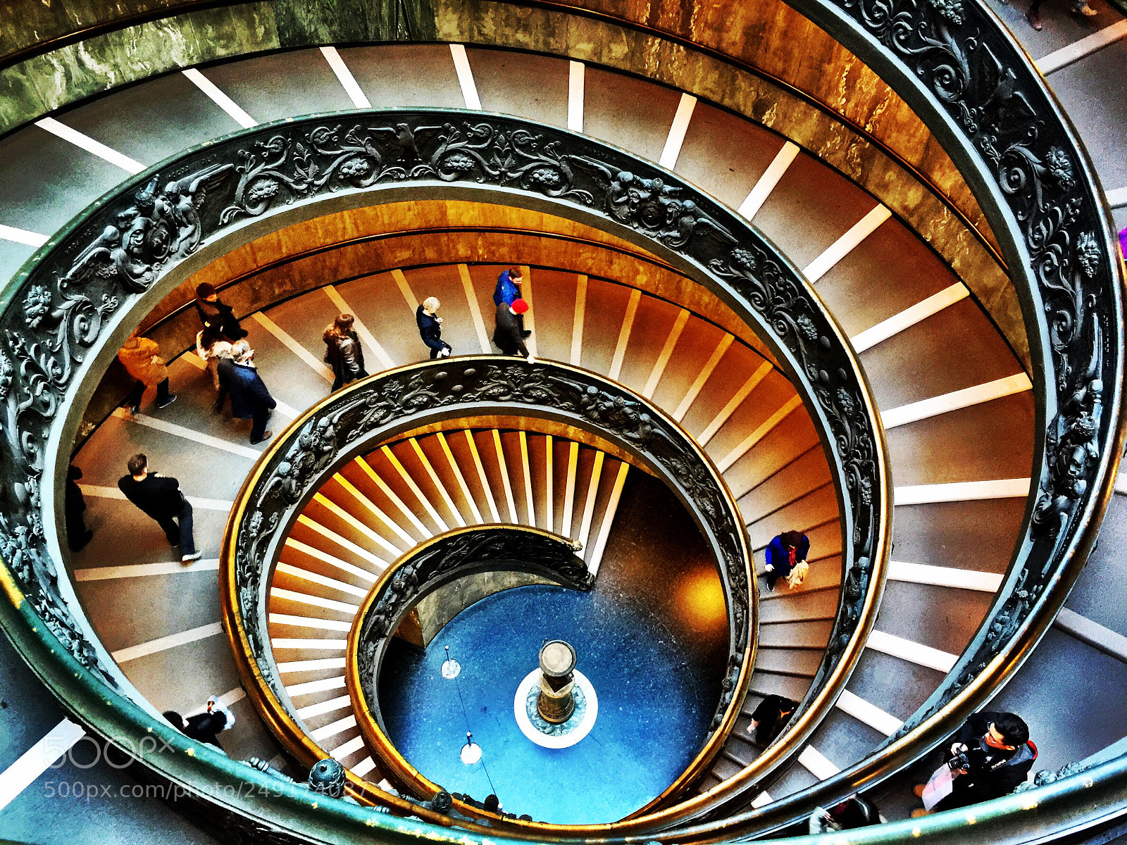 Apple iPhone 6 Plus sample photo. Spiral staircase at the photography