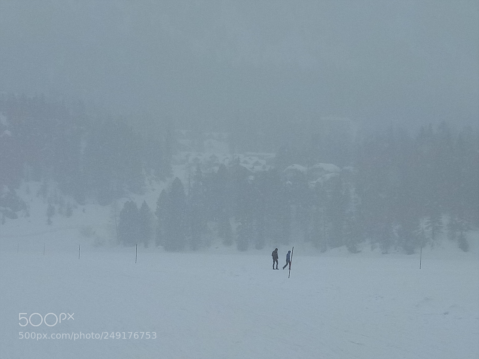 OPPO A1601 sample photo. Snowfall photography
