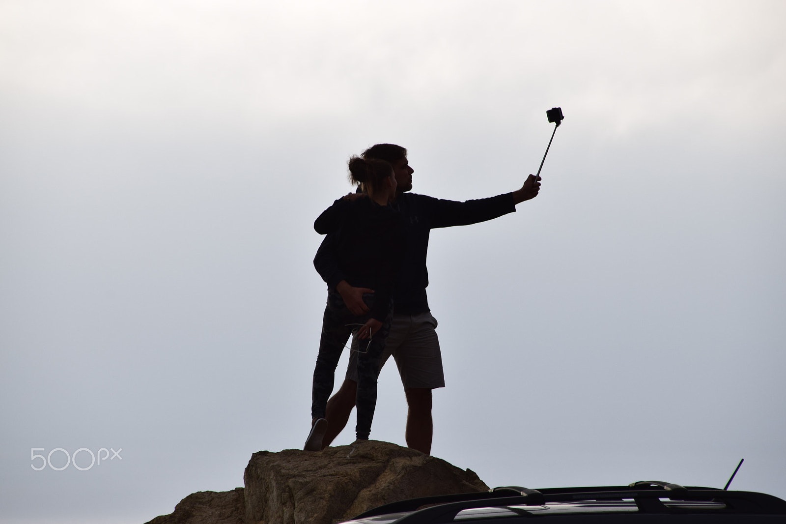 Nikon D5300 sample photo. Silhouette selfie photography