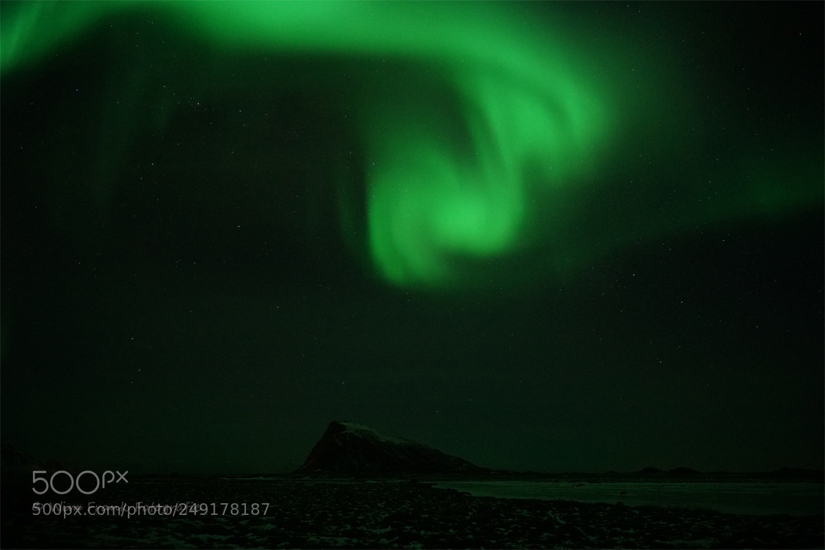Sony a7 sample photo. Aurora borealis photography