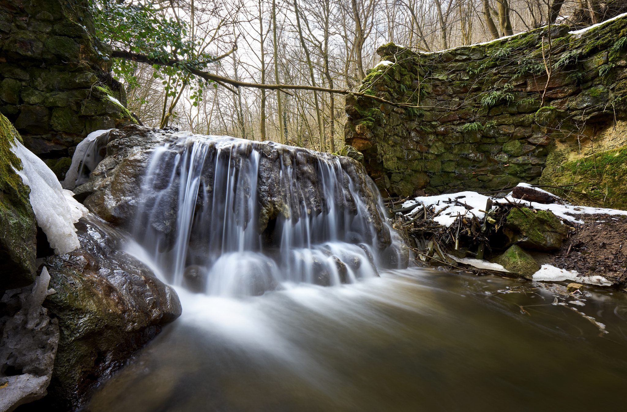 Sony a7 II sample photo. Small old dam photography