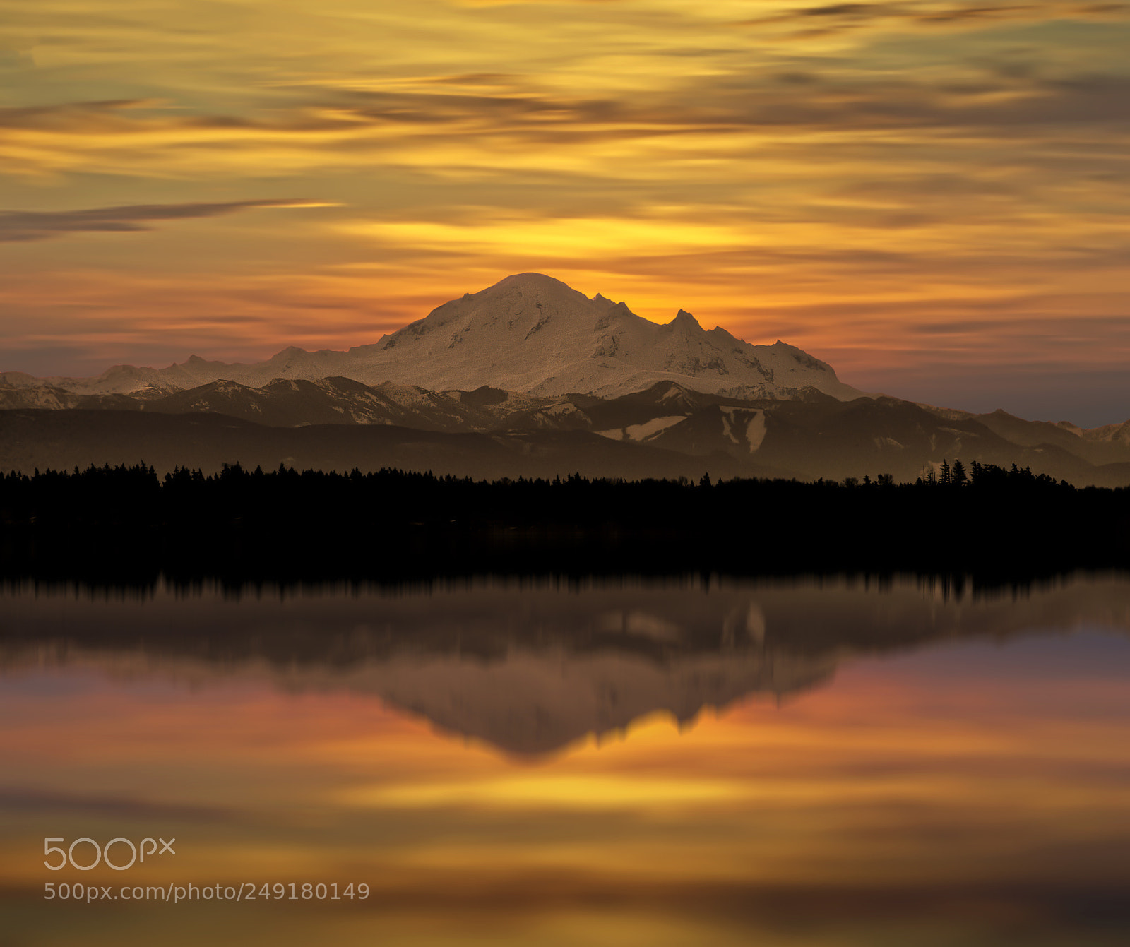 Nikon D800E sample photo. Mt. baker sunrise photography