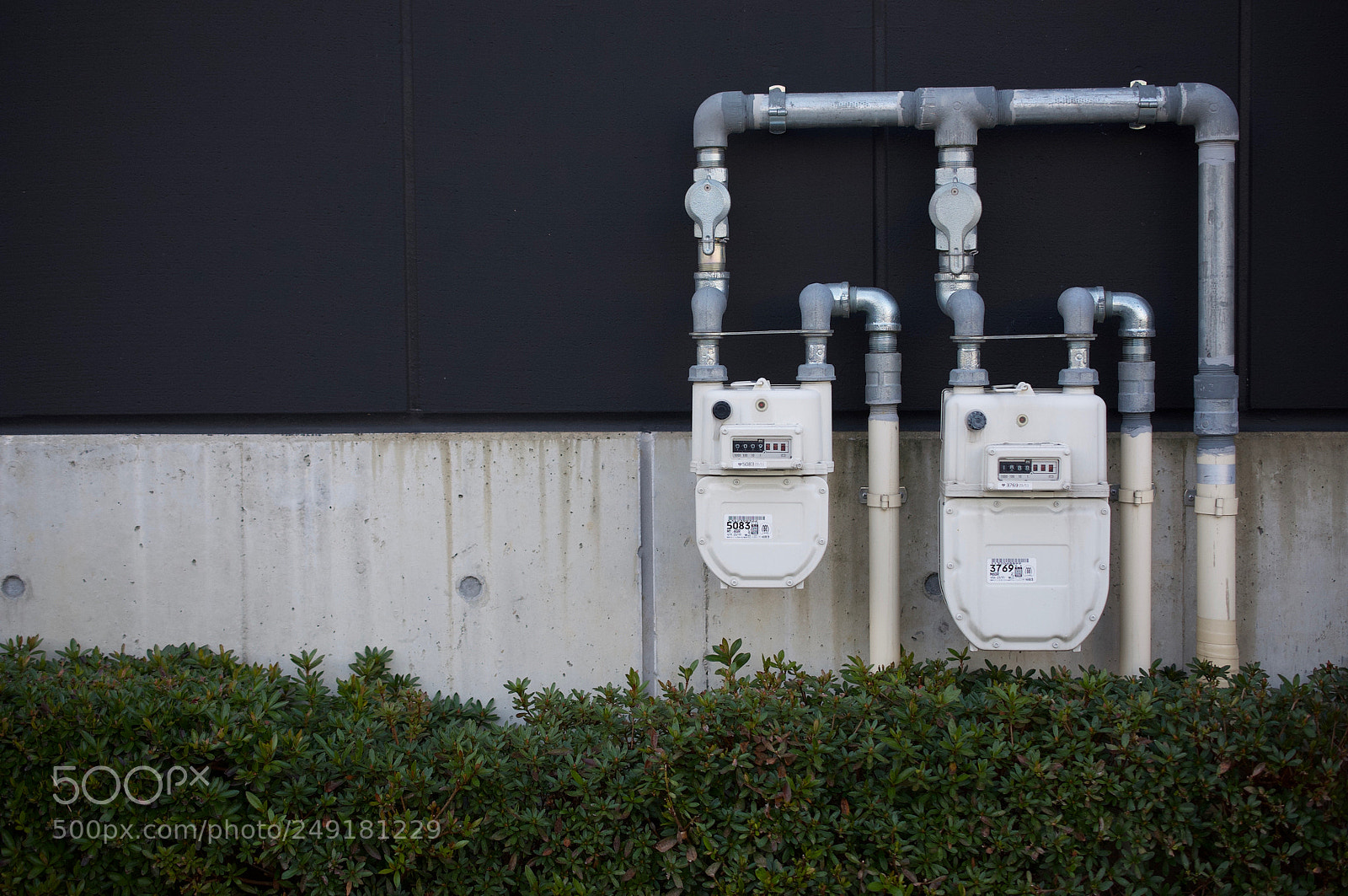 Nikon D90 sample photo. Gas meter photography