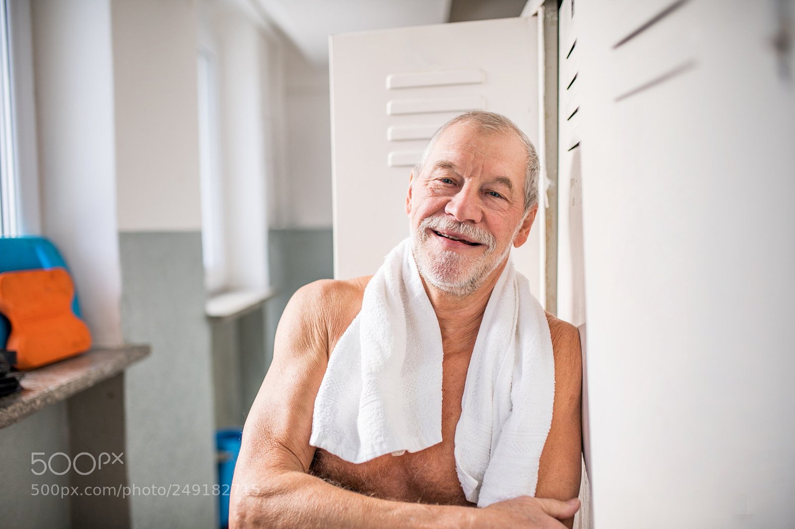 Nikon D5 sample photo. Senior man standing by photography