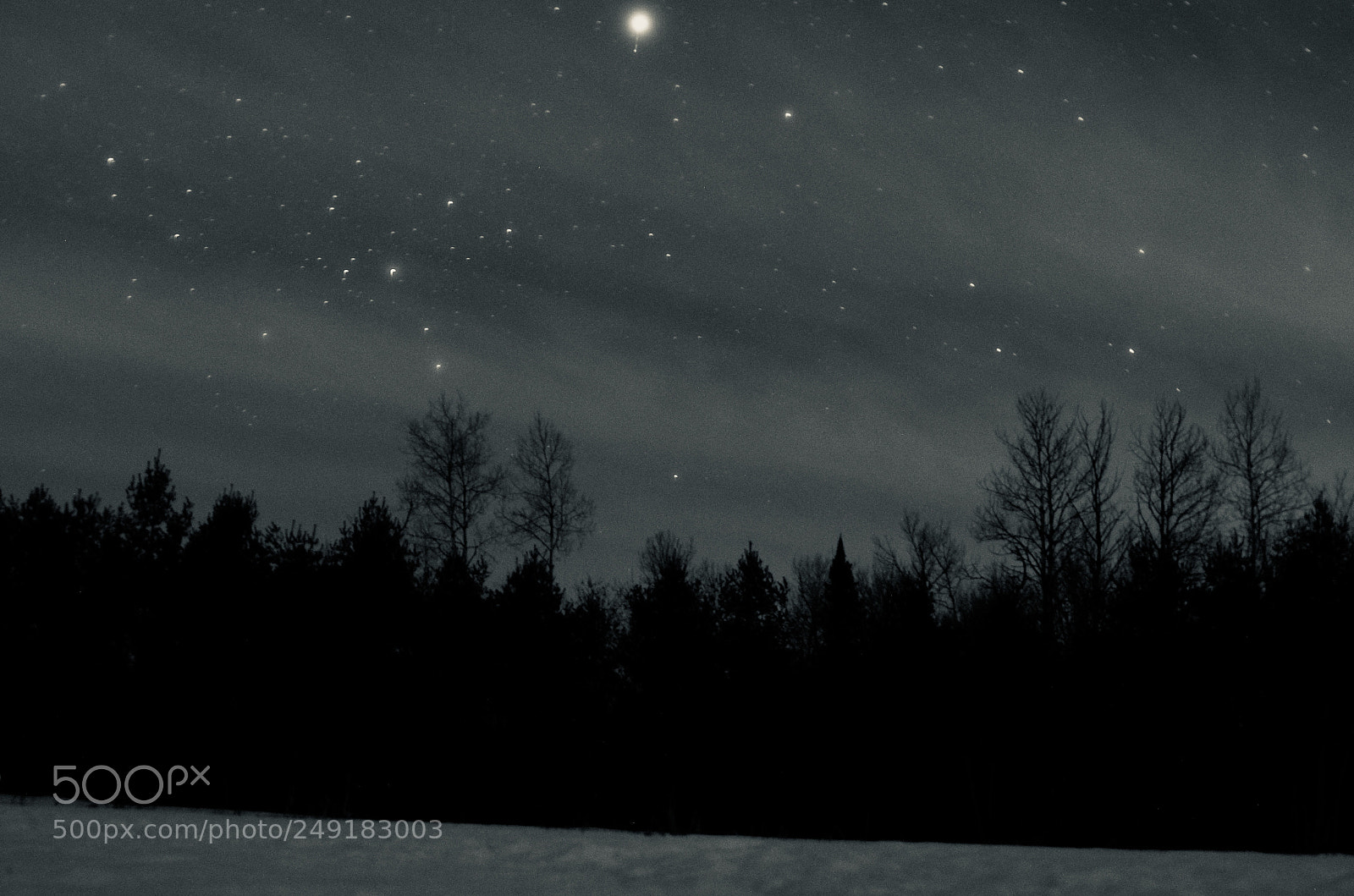 Nikon D7000 sample photo. Québec winter night photography