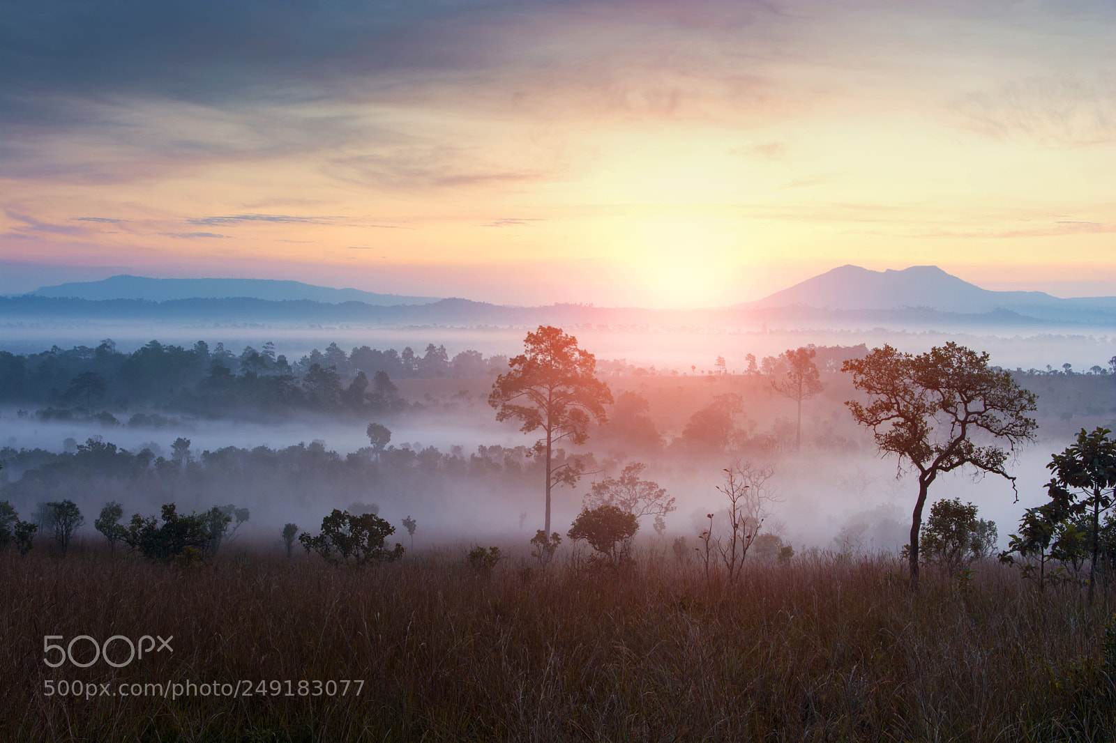 Nikon D7100 sample photo. Sunrise at thung saleang photography