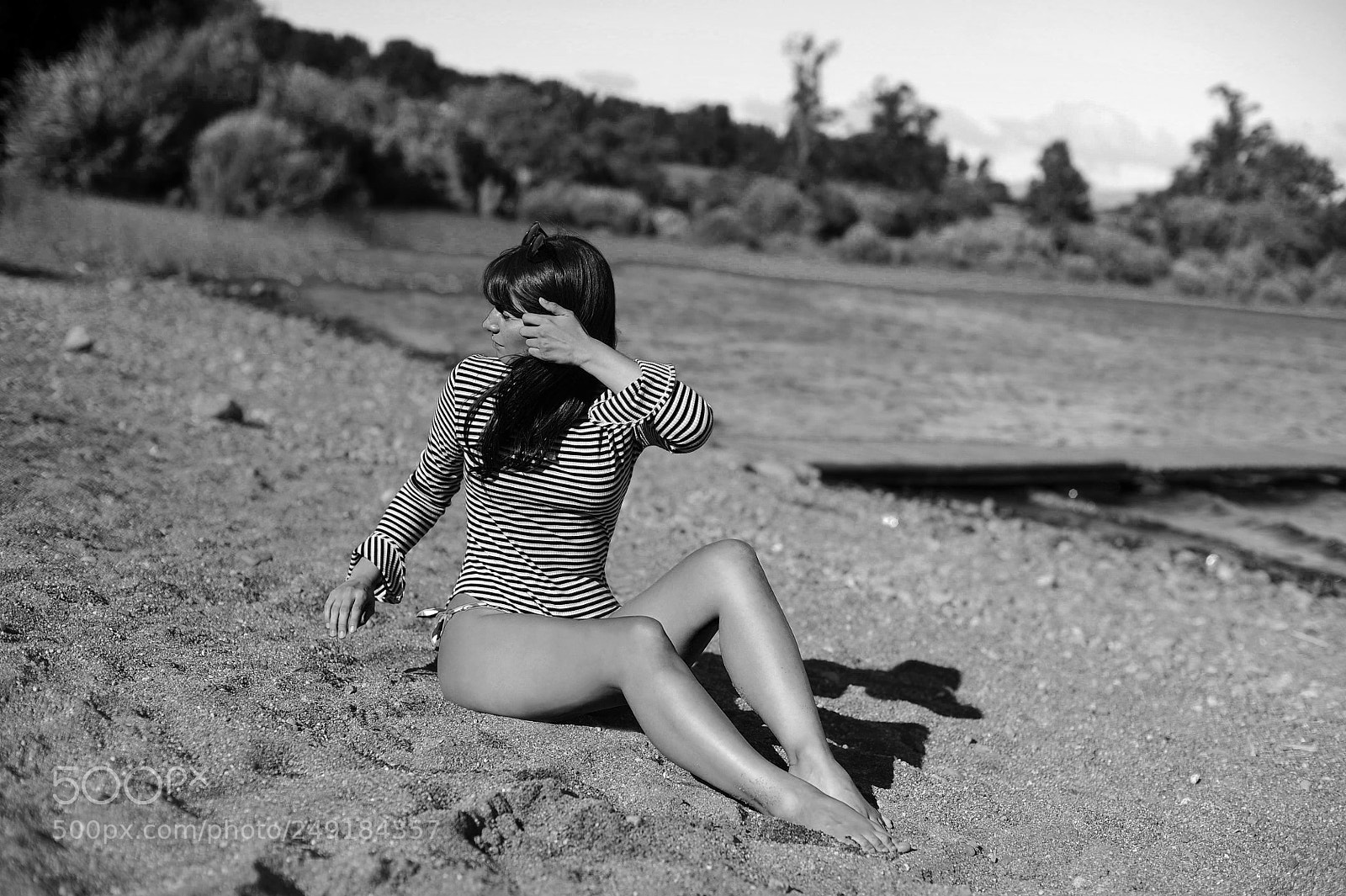 Nikon D700 sample photo. Sand woman photography