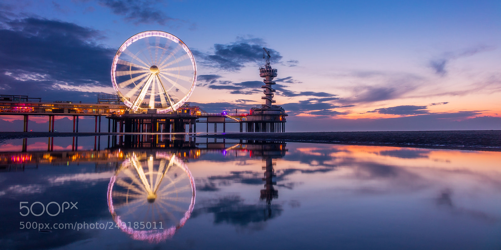 Sony Cyber-shot DSC-RX10 sample photo. Blue hour reflections photography