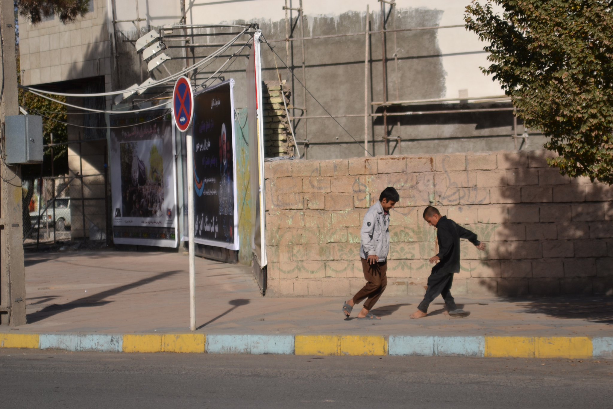 Nikon D3100 sample photo. Street football photography