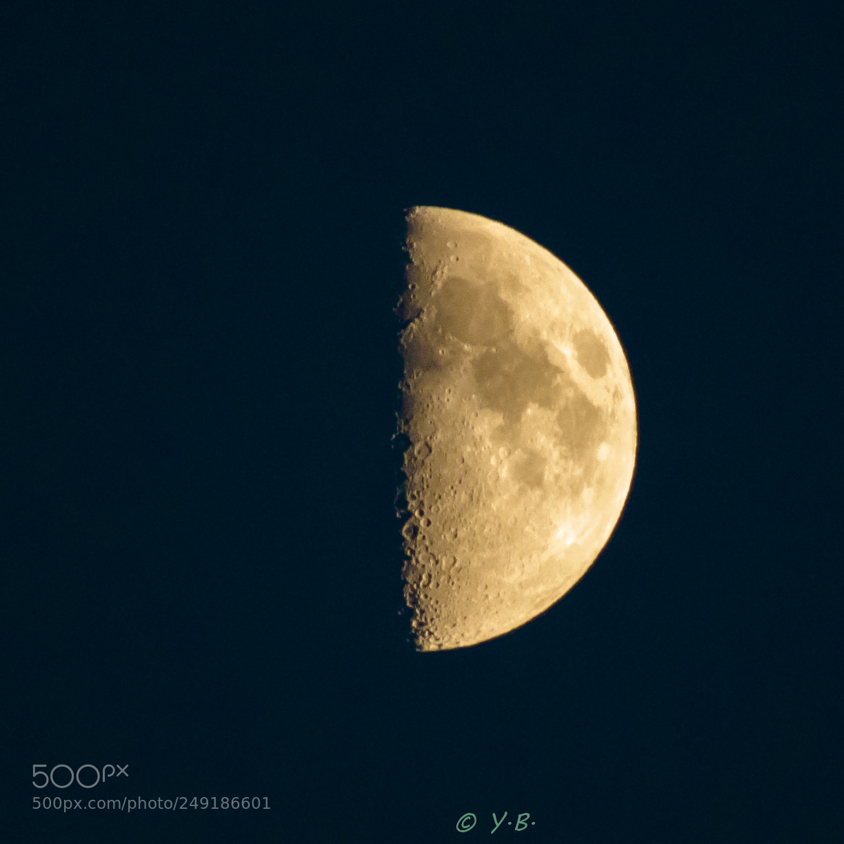 Pentax K-70 sample photo. Half moon photography