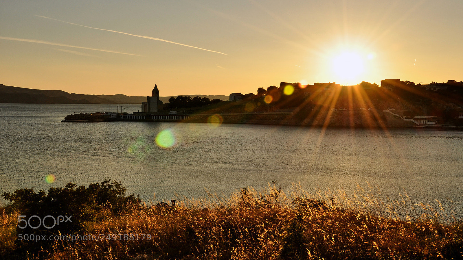 Nikon D5000 sample photo. Sunset in karlobag photography