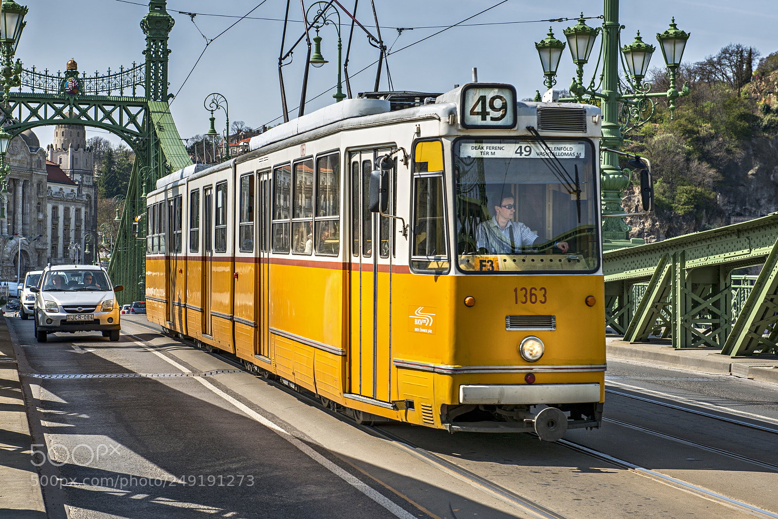 Nikon D800 sample photo. Tram / budapest photography