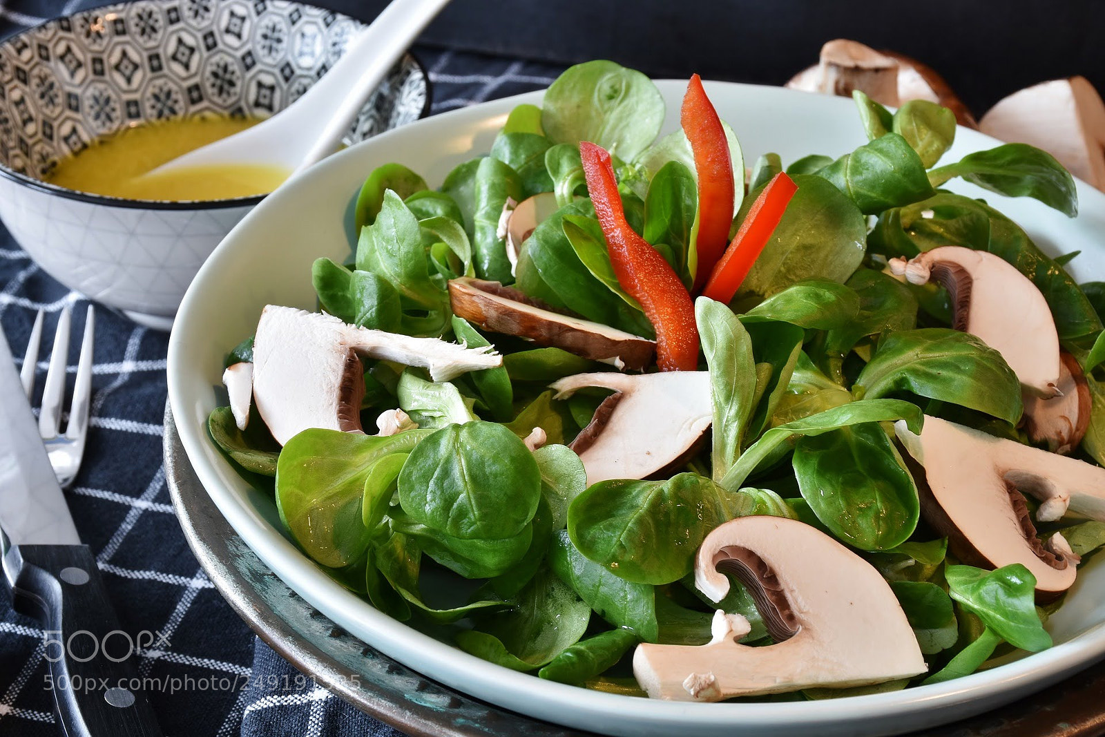 Nikon D7200 sample photo. Lambs lettuce photography
