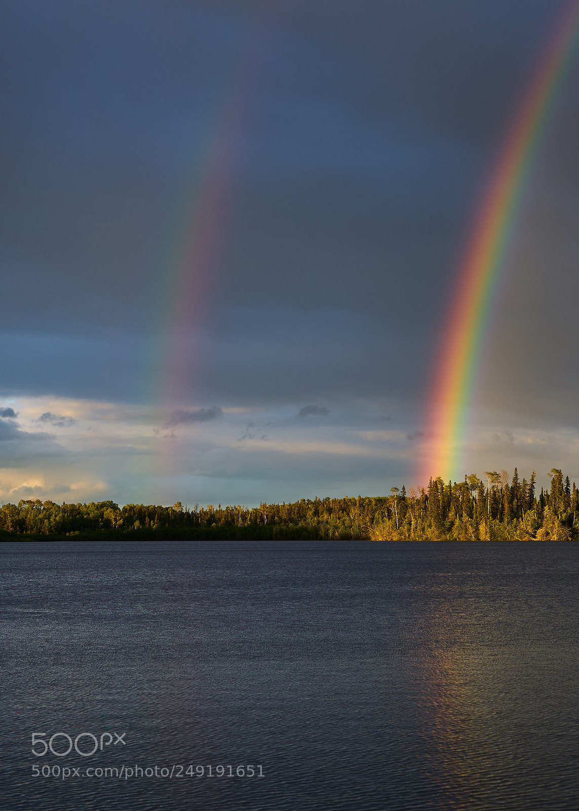 Sony a7R II sample photo. Rainbow at sunset over photography