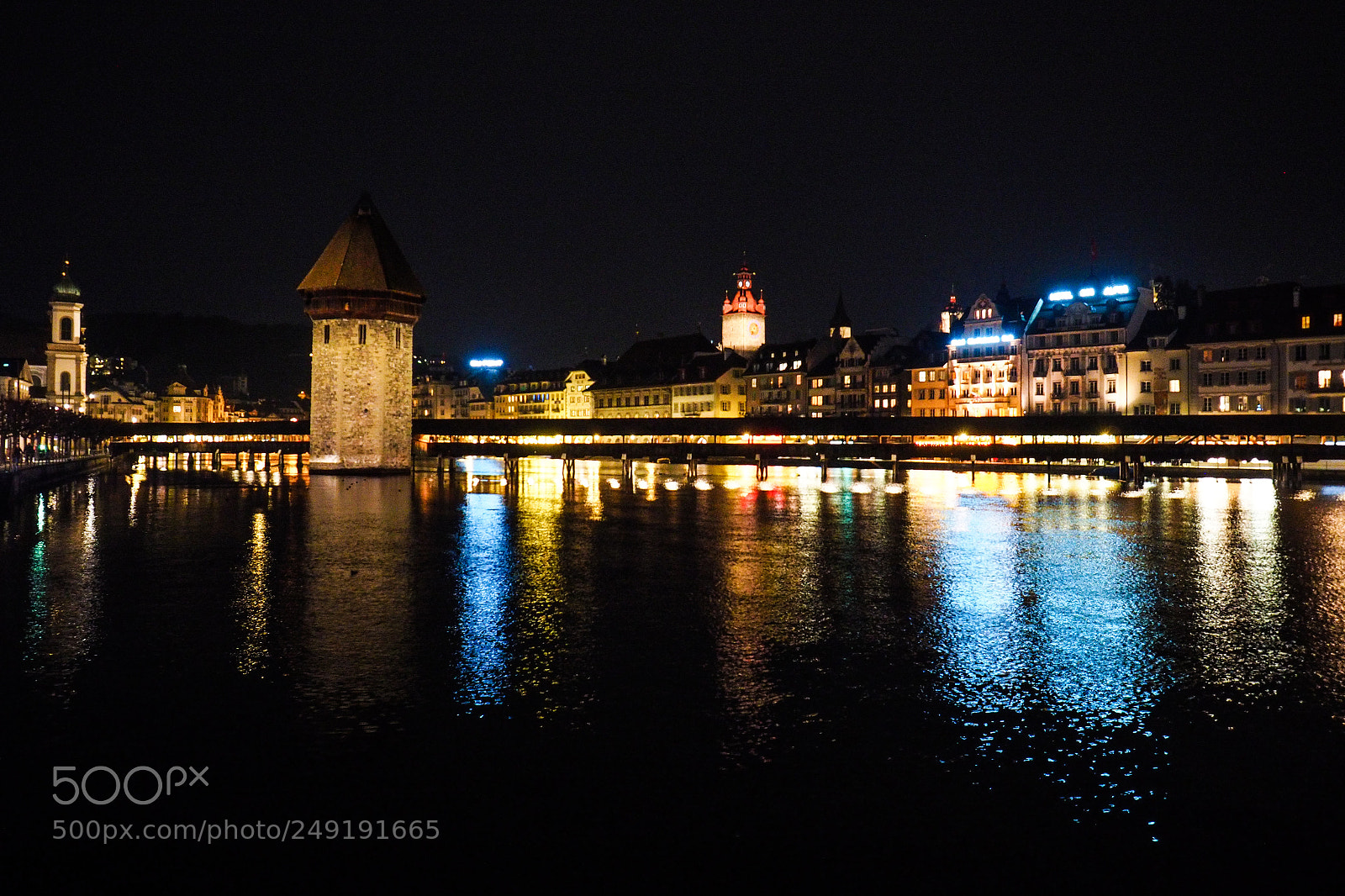 Olympus PEN-F sample photo. Stroll on kapellbrücke photography