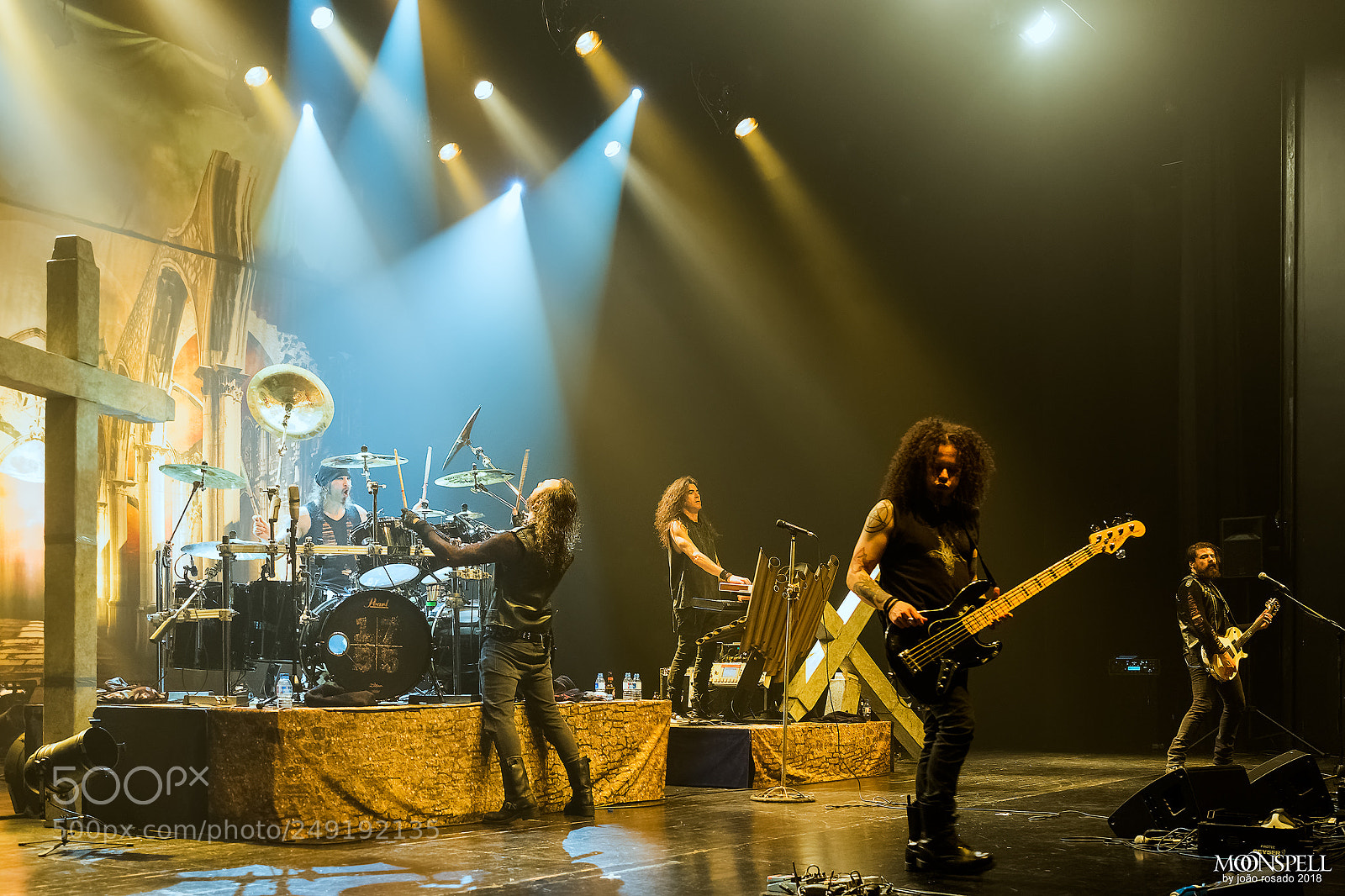 Canon EOS 7D Mark II sample photo. Moonspell in concert 2018 photography