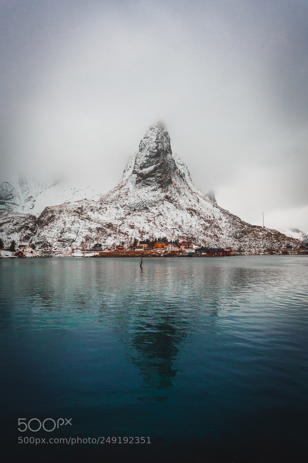 Nikon D7500 sample photo. Winter fishing village photography