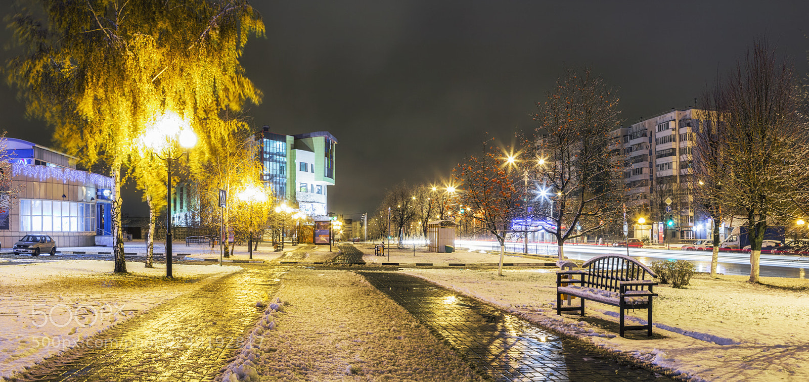 Canon EOS 60D sample photo. Night avenue photography