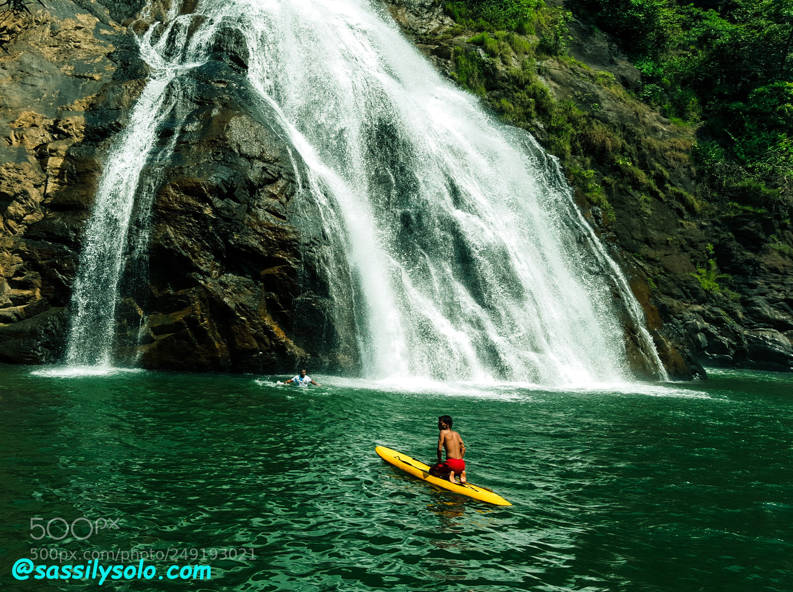 Samsung GALAXY S6 edge sample photo. Dudhsagar water falls photography