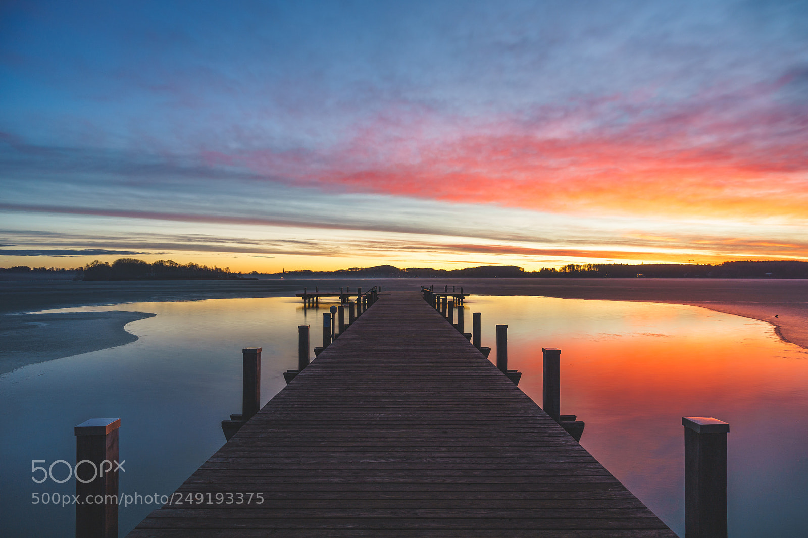 Sony a7 II sample photo. Sunrise at wörthsee photography