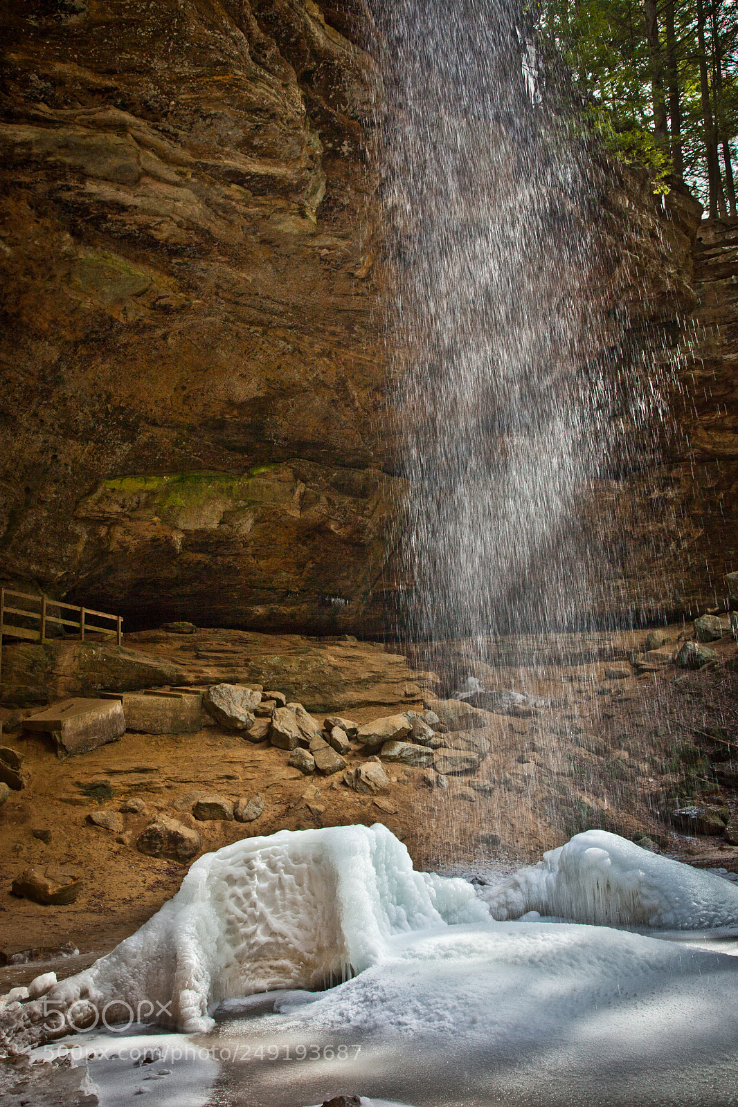Canon EOS 5D Mark II sample photo. Turning a waterfall into photography