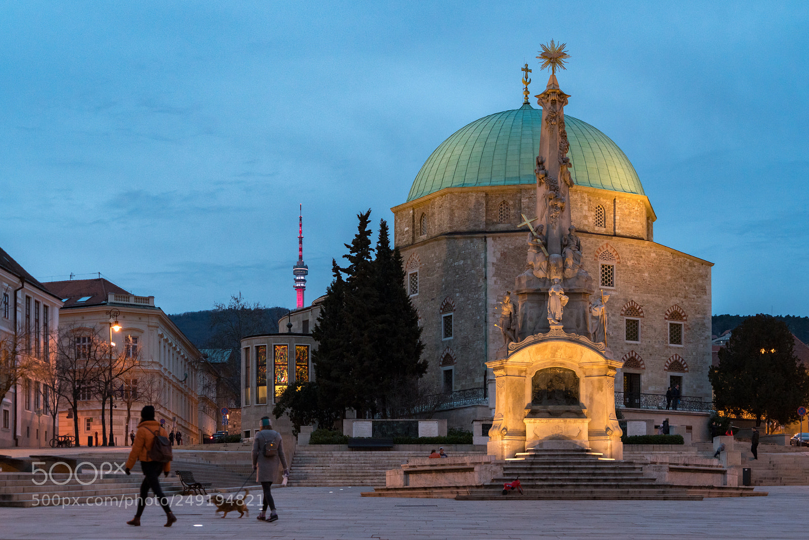 Sony a7R II sample photo. Blue szechenyi square photography