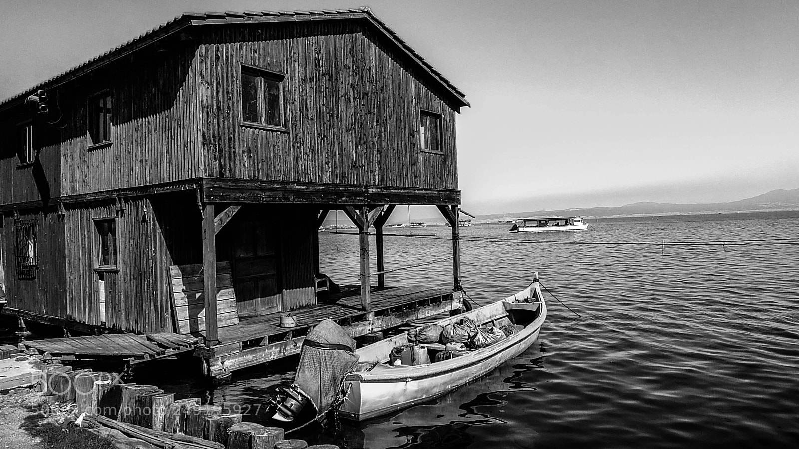 Fujifilm X-S1 sample photo. Fisherman's cabin photography