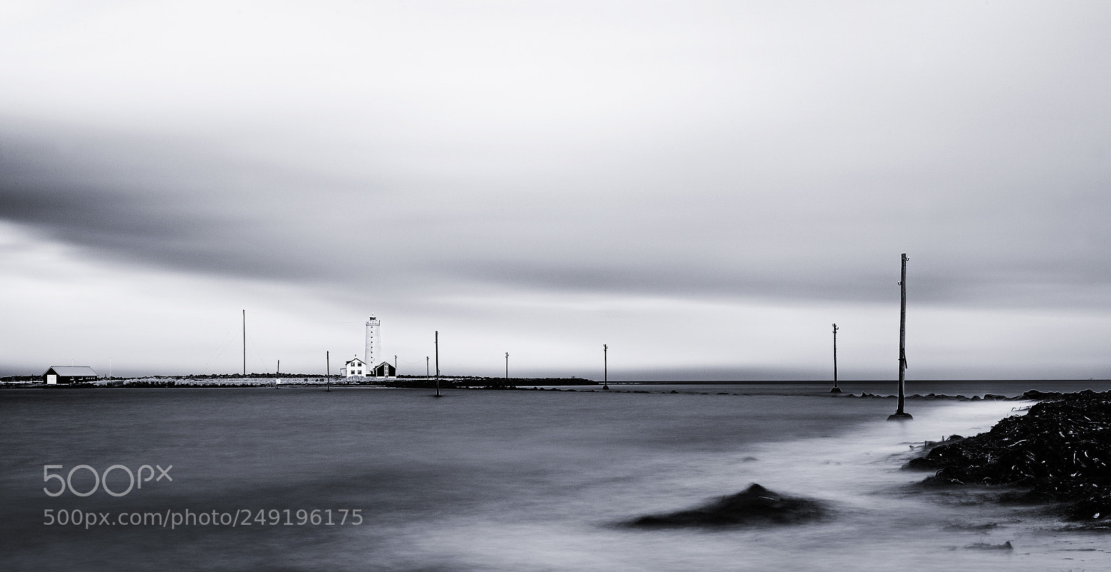Canon EOS-1Ds Mark III sample photo. Lighthouse in blue photography