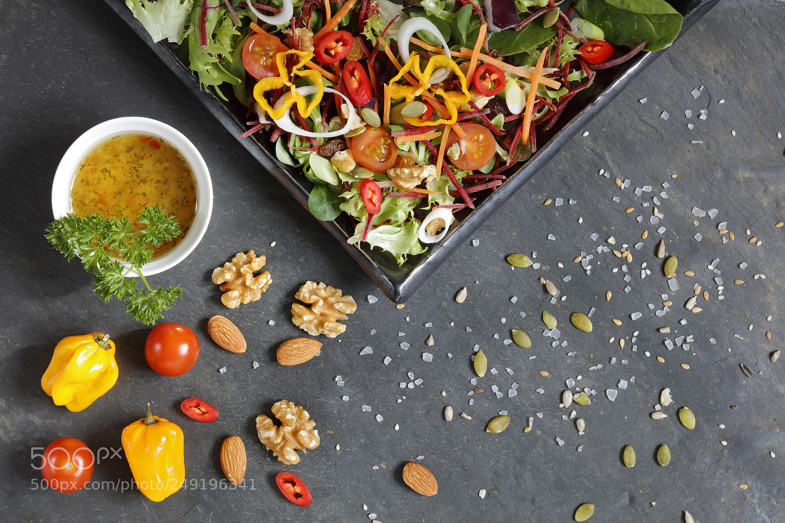 Canon EOS 5DS R sample photo. Salad ingredients with lettuce photography