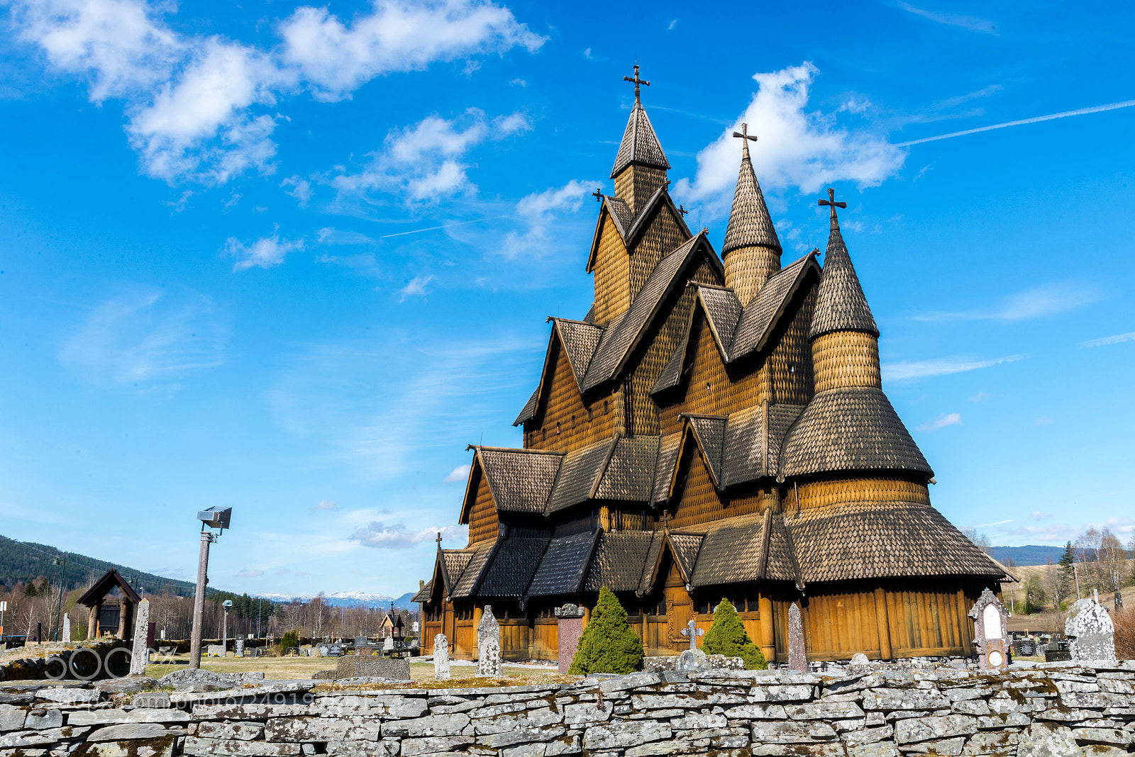Nikon D610 sample photo. Stavkirke heddal photography