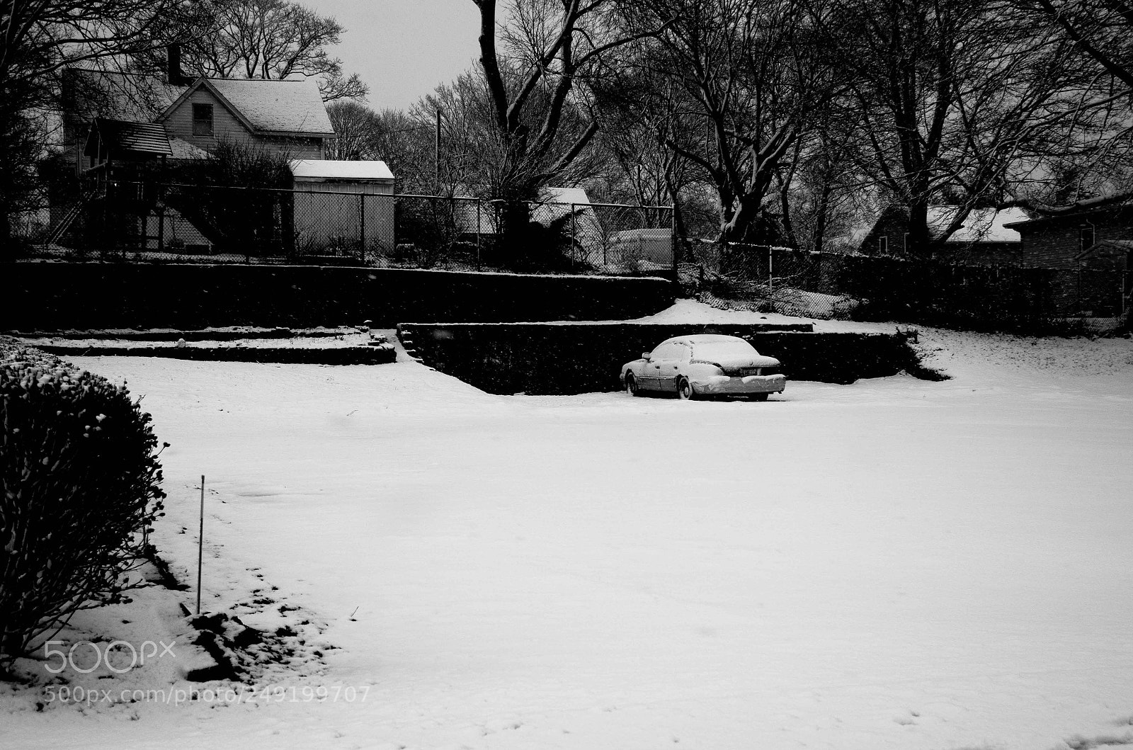 Nikon D7000 sample photo. Snow field photography