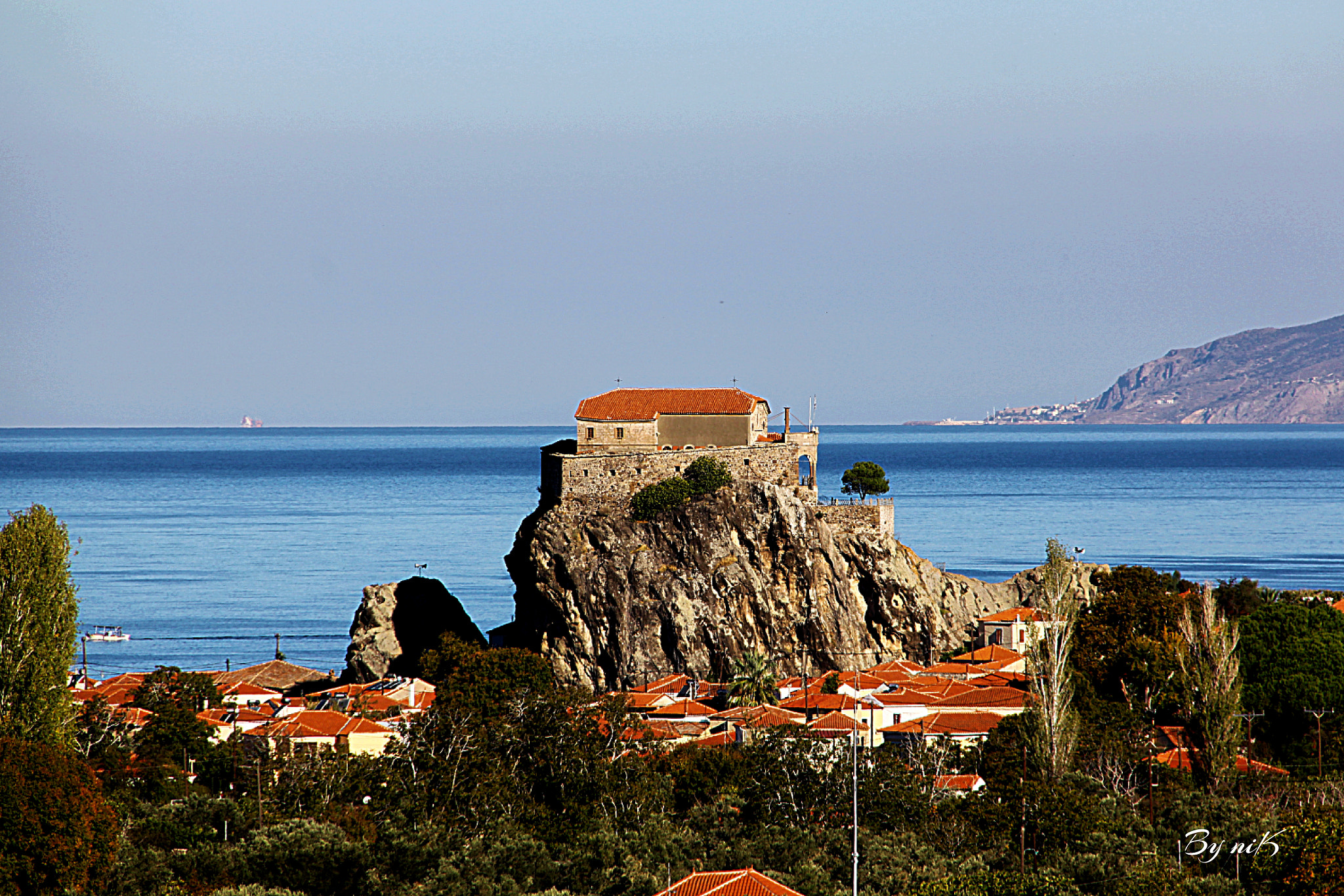 Canon EF-S 18-200mm F3.5-5.6 IS sample photo. Η Παναγια της πετρας....Λεσβος...Ελλαδα photography