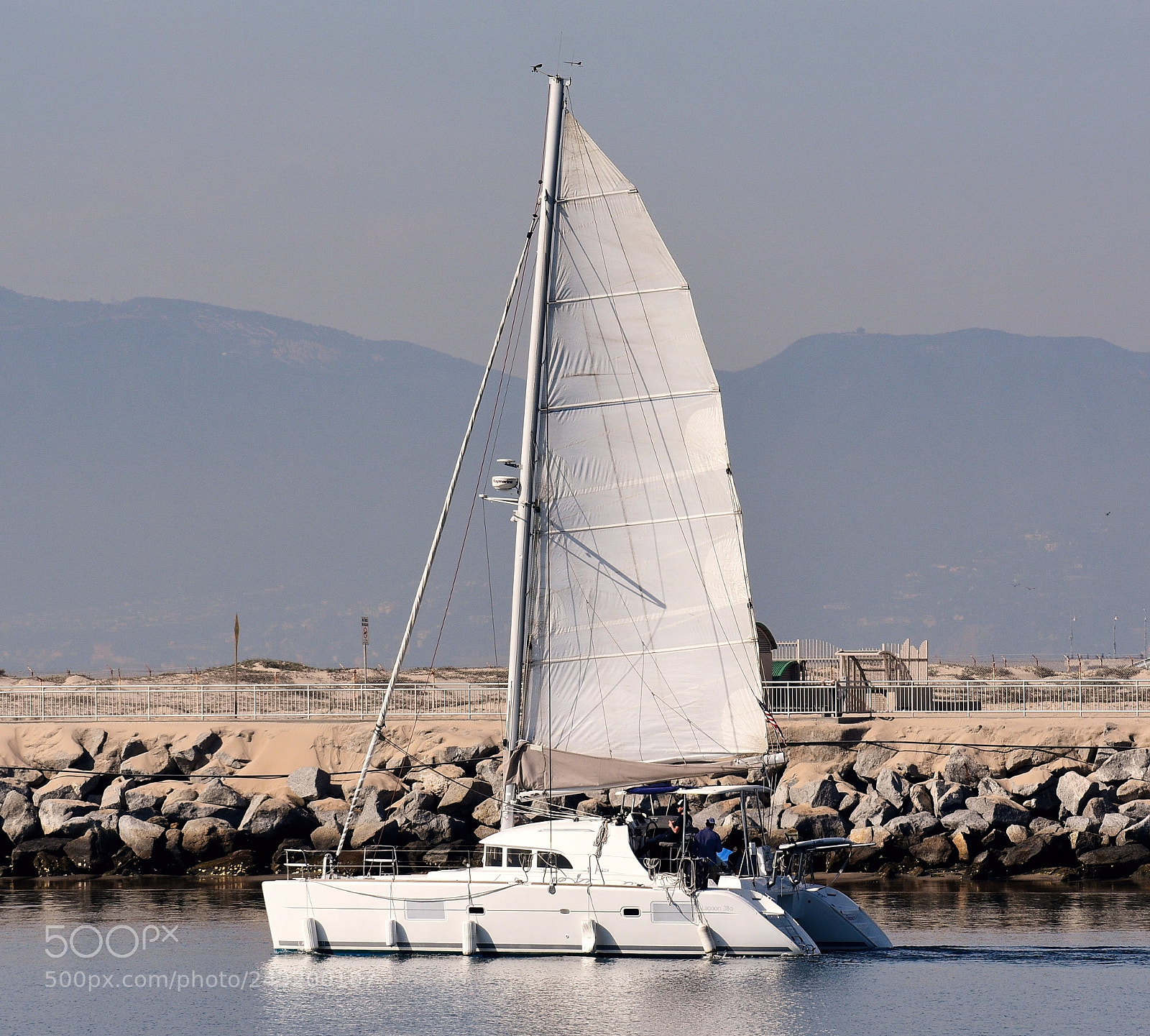 Nikon D7200 sample photo. Sailboat cruising the marina photography