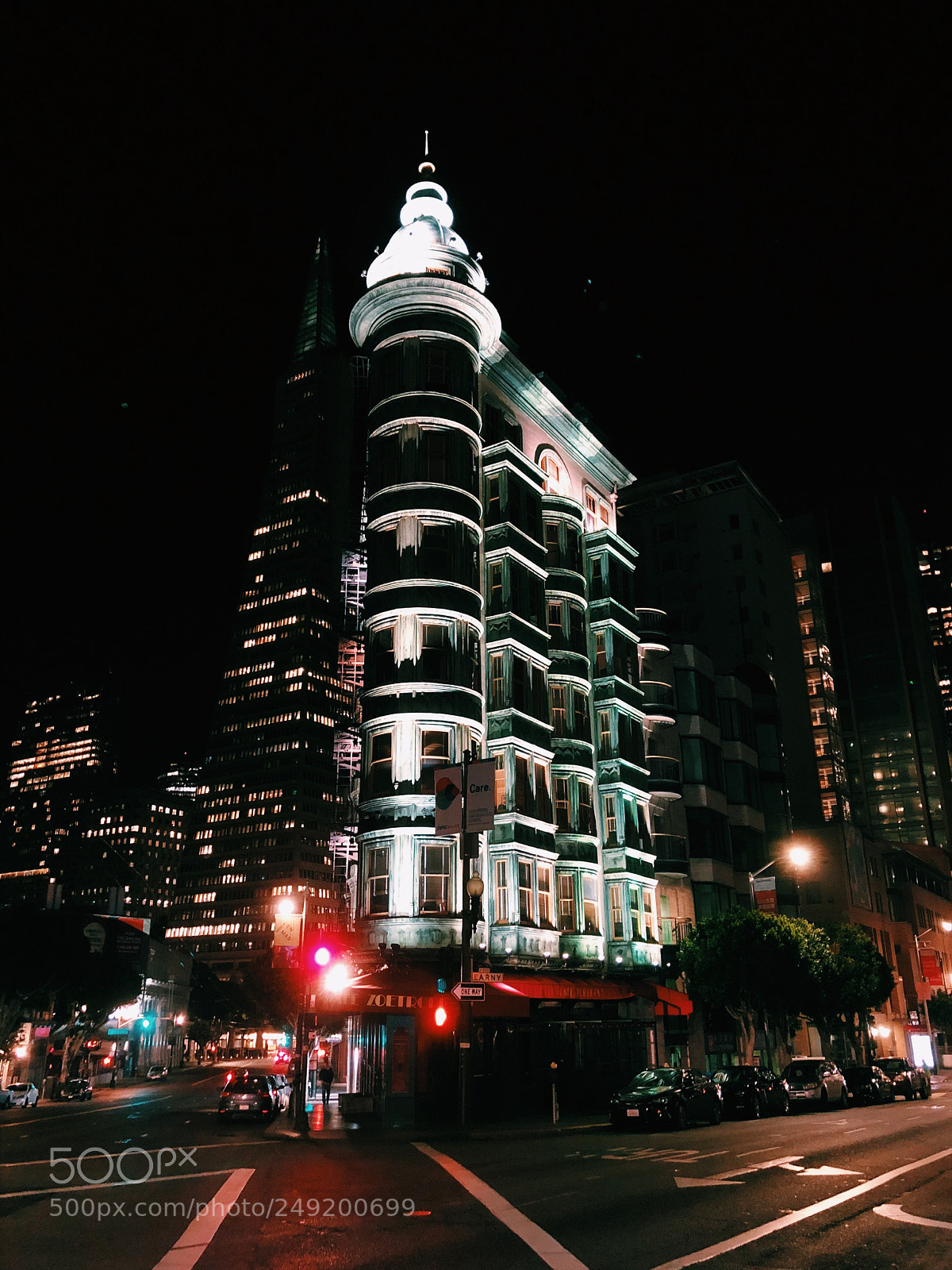 Apple iPhone X sample photo. Little italy sfo photography