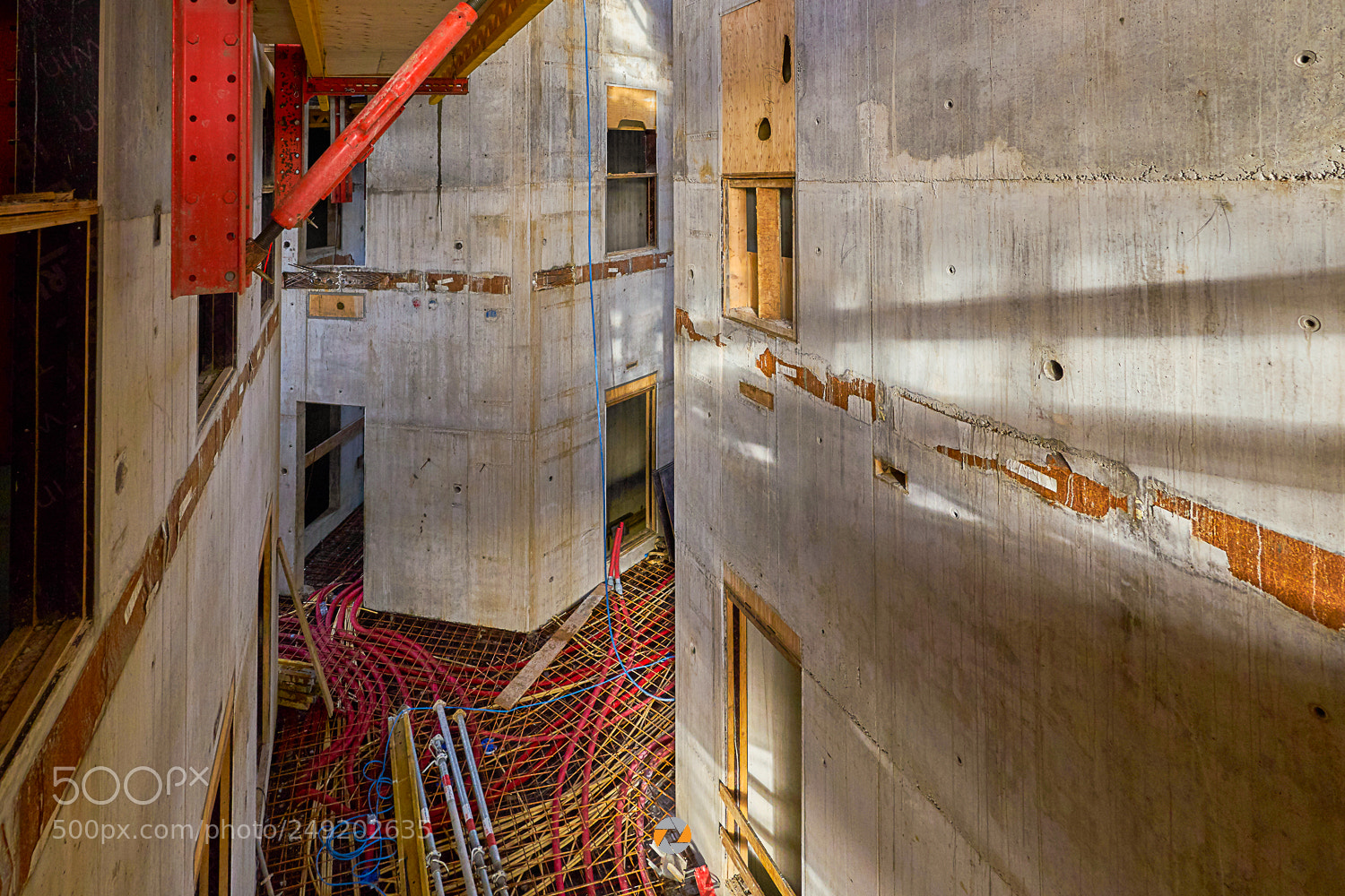 Sony a7 II sample photo. Inside the constructions photography