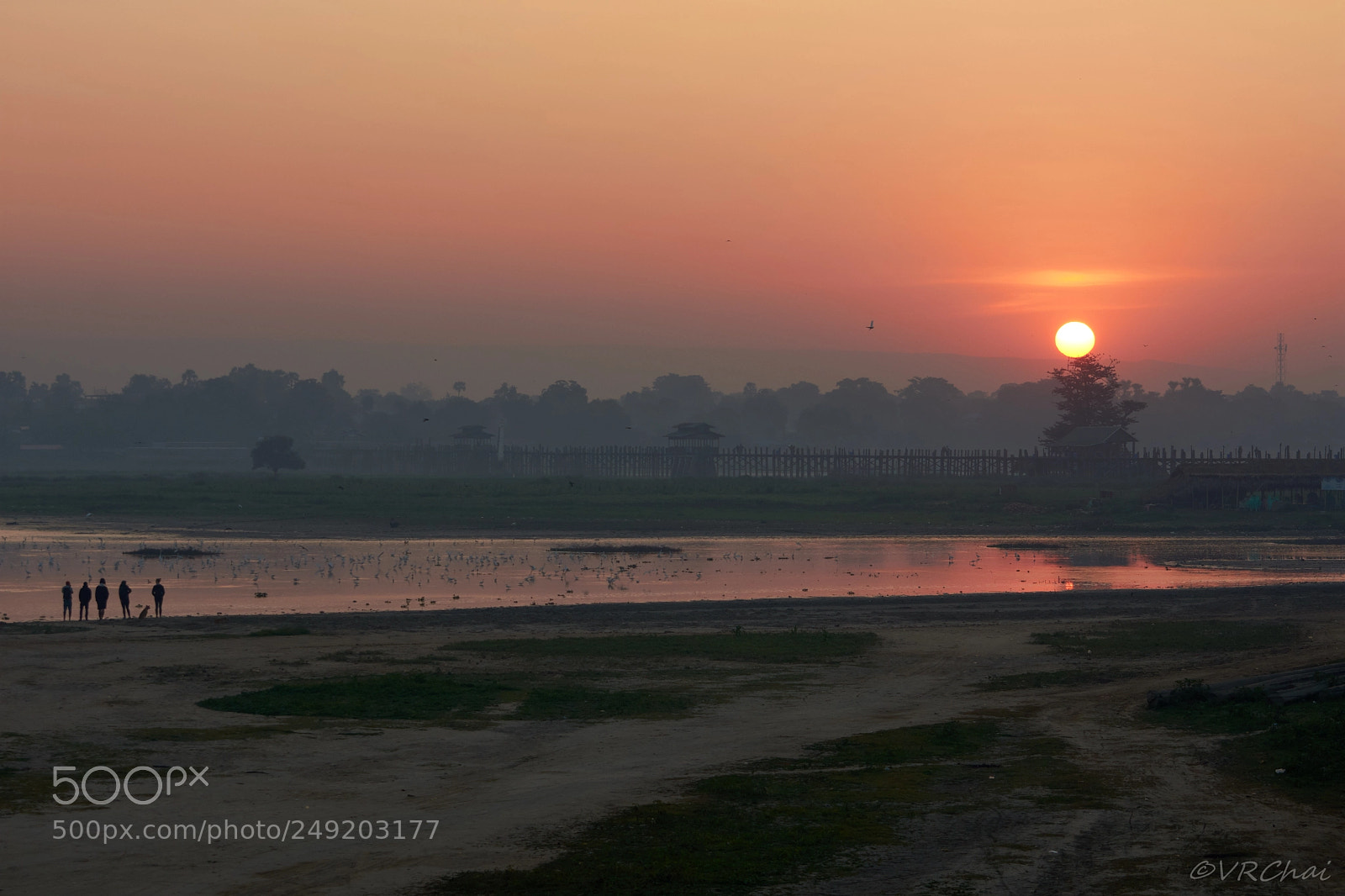Nikon D7200 sample photo. Morning at u-bein bridge photography