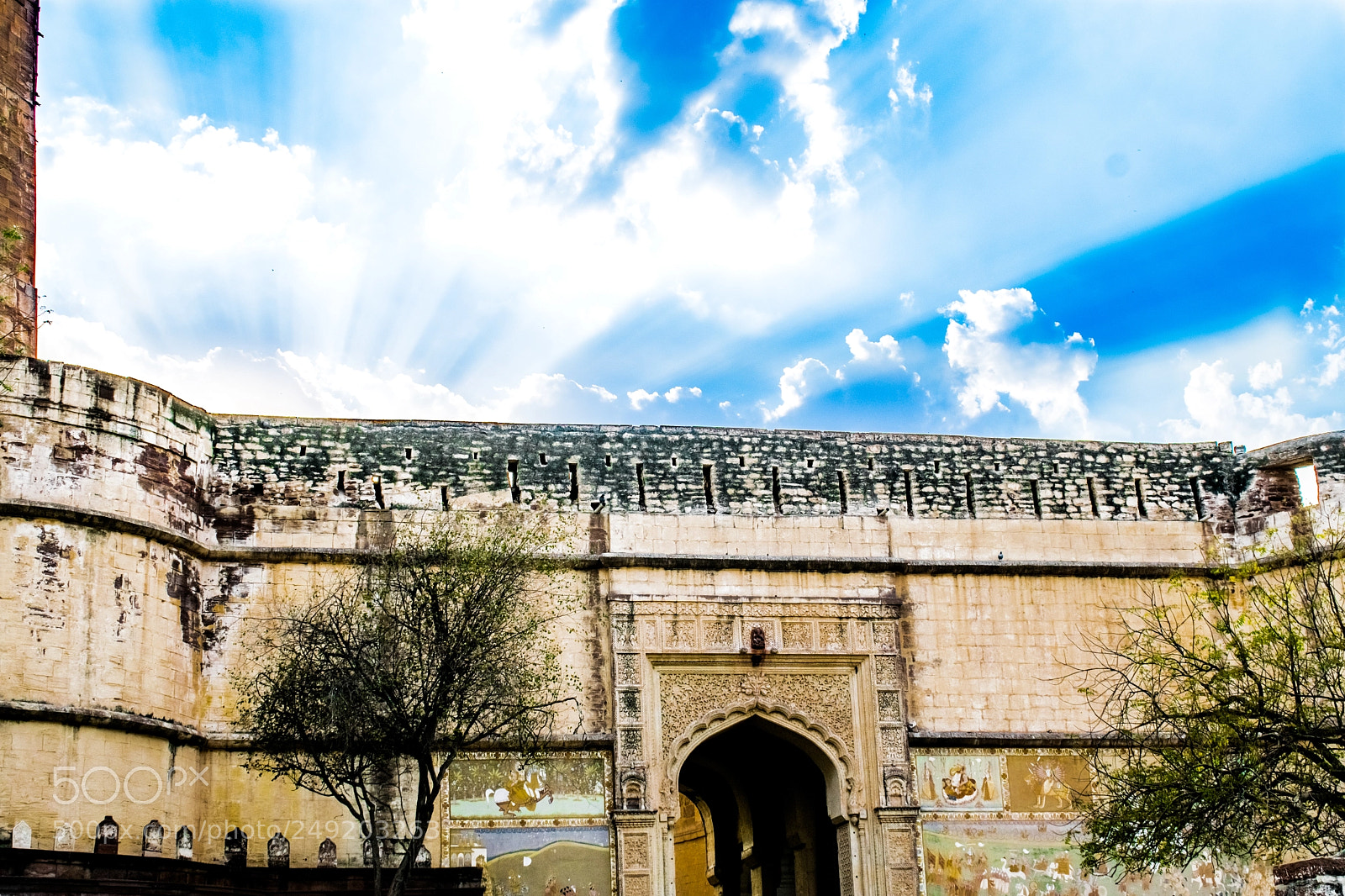 Nikon D5300 sample photo. Mehrangarh fort photography