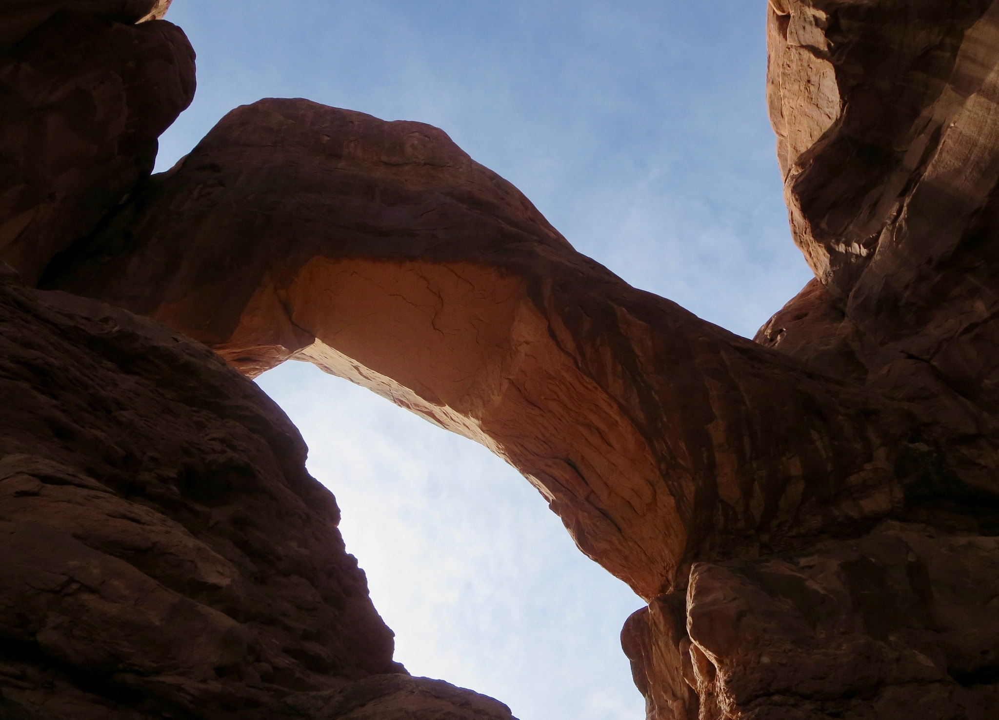 Canon PowerShot ELPH 330 HS (IXUS 255 HS / IXY 610F) sample photo. Double arch, arches national park photography