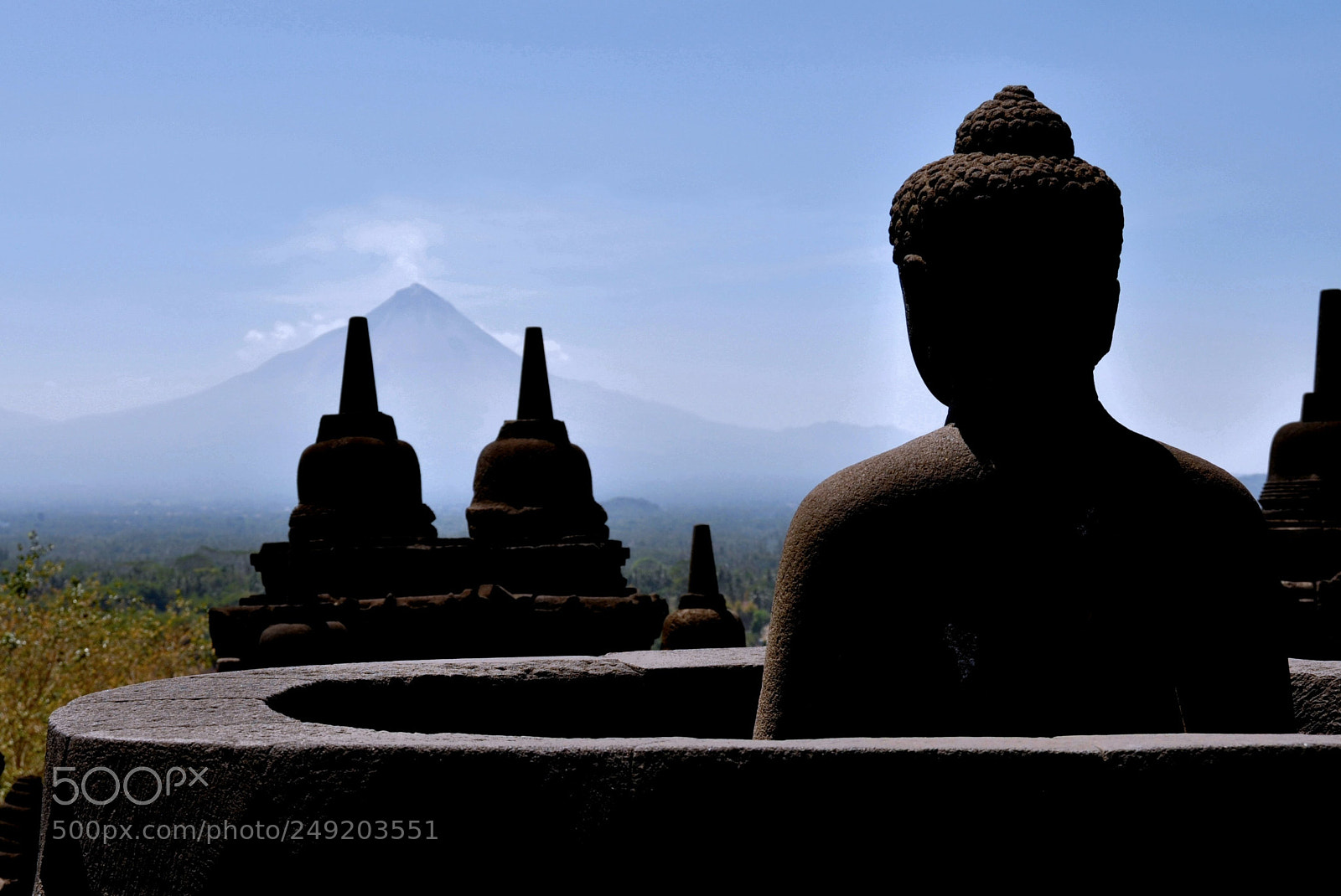 Nikon D90 sample photo. Borobudur buddha photography