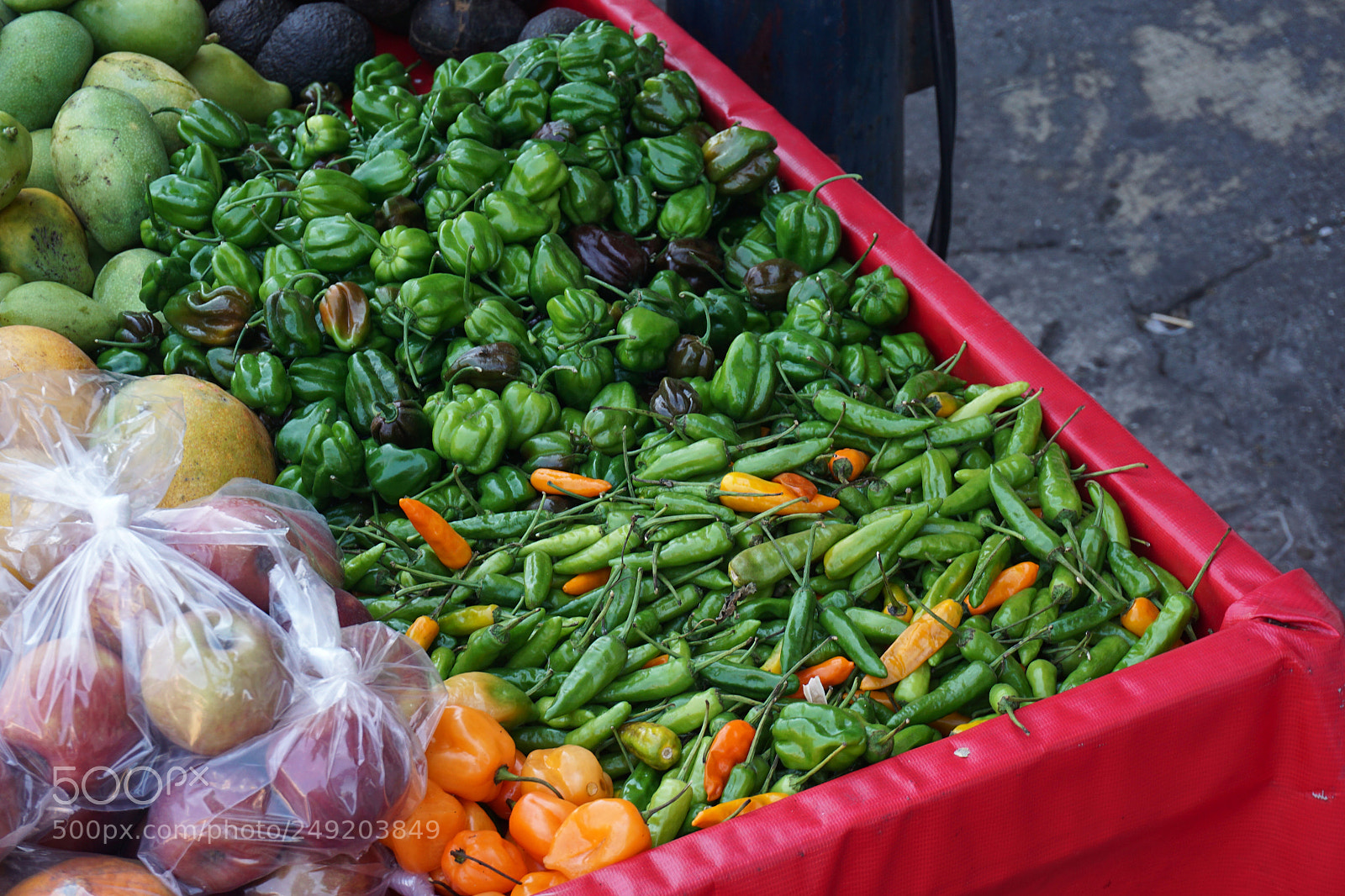 Sony a6000 sample photo. Chili pepers in zihua photography