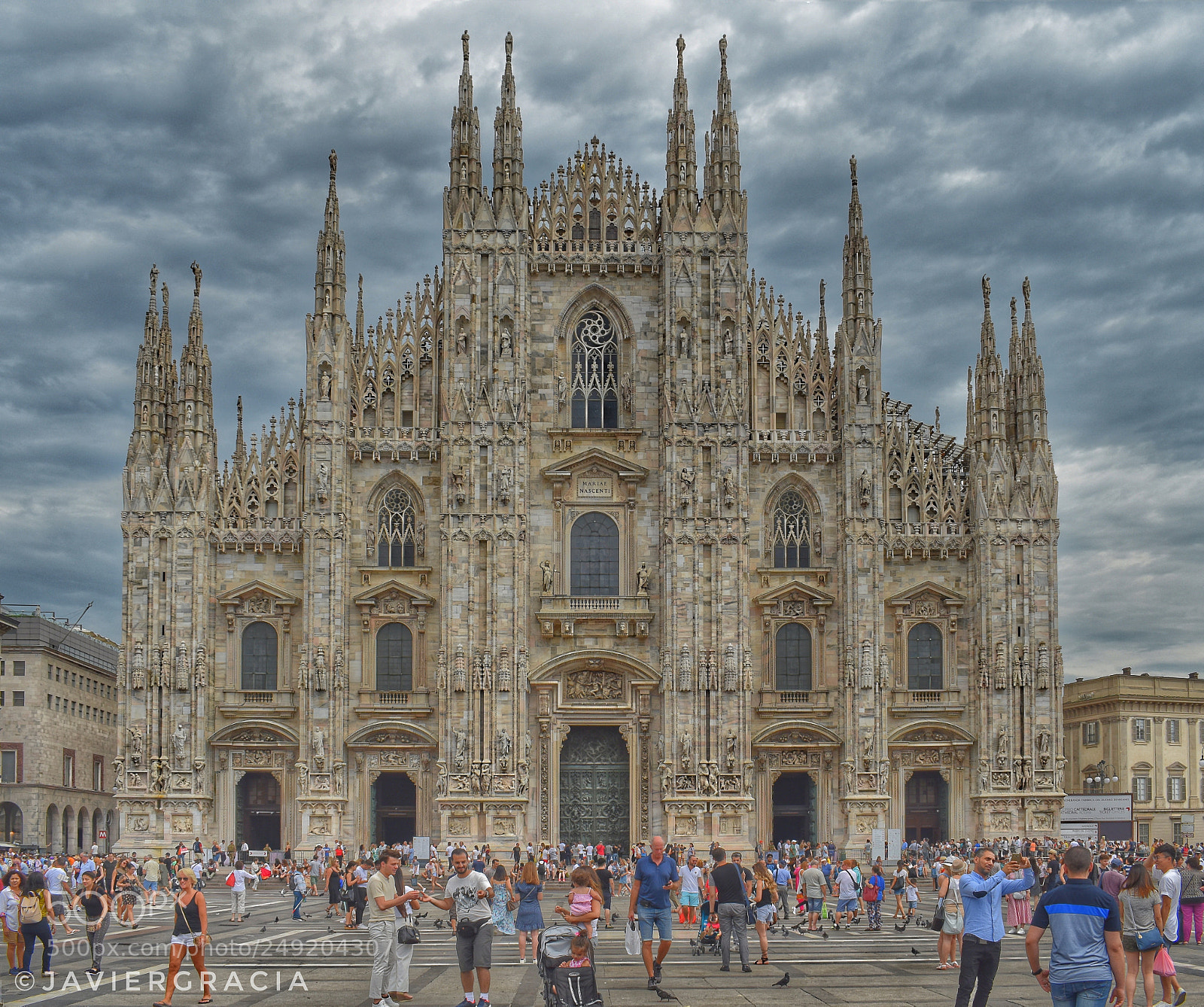 Nikon D5500 sample photo. Catedral de milán photography