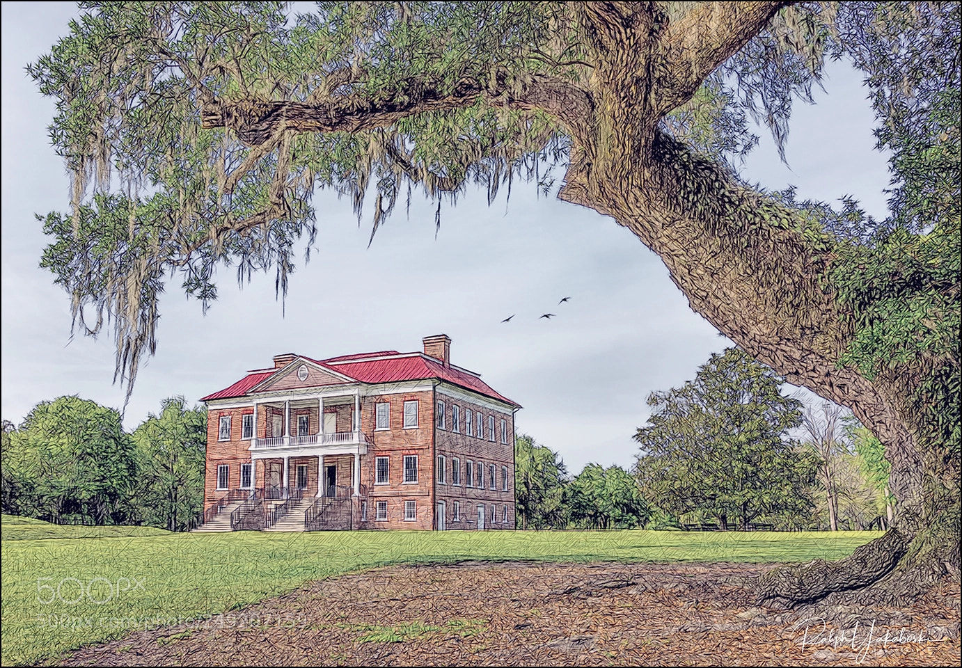 Nikon D810 sample photo. Drayton hall processed with photography
