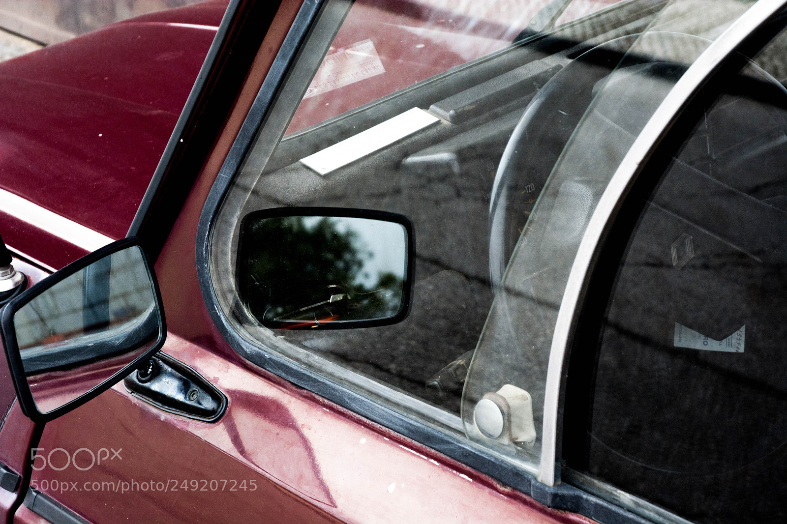 Nikon D5200 sample photo. Rear view mirror photography
