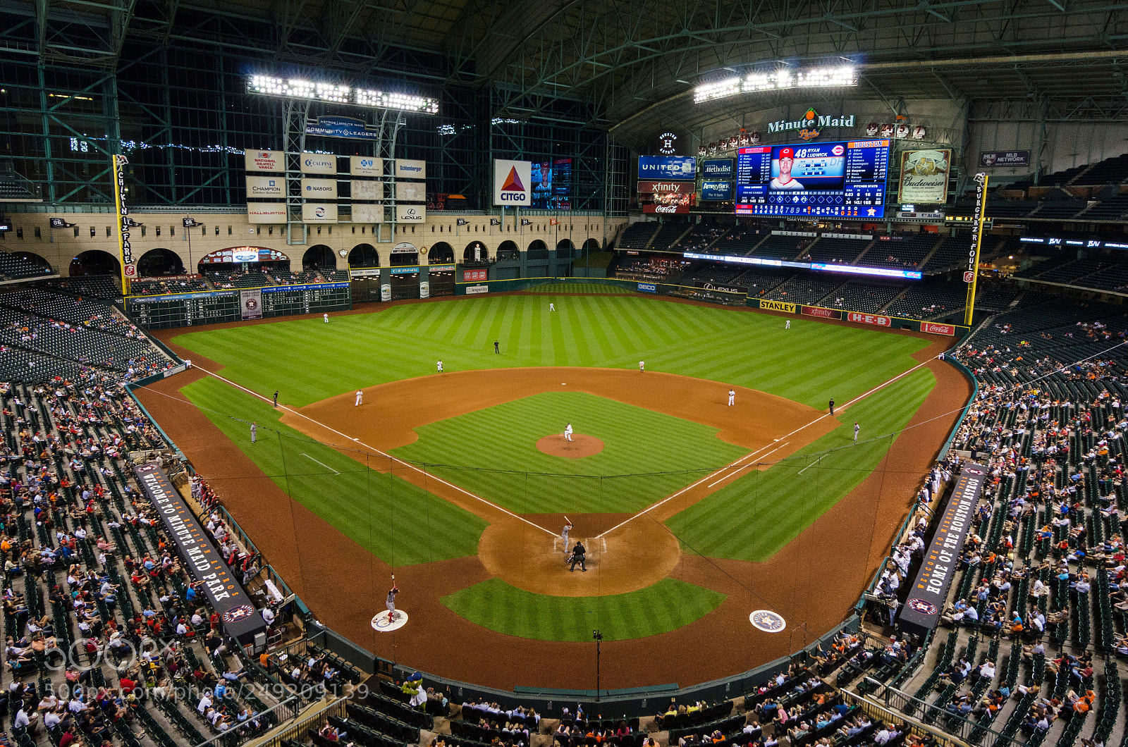 Nikon D7000 sample photo. Minute maid park photography