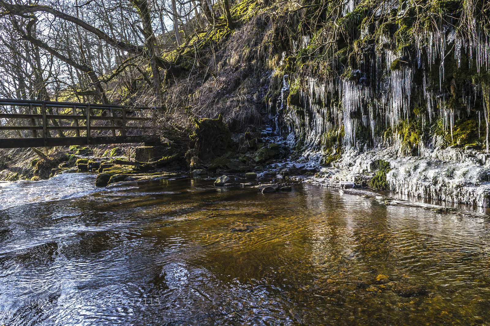 Nikon D5200 sample photo. Icicle stream photography